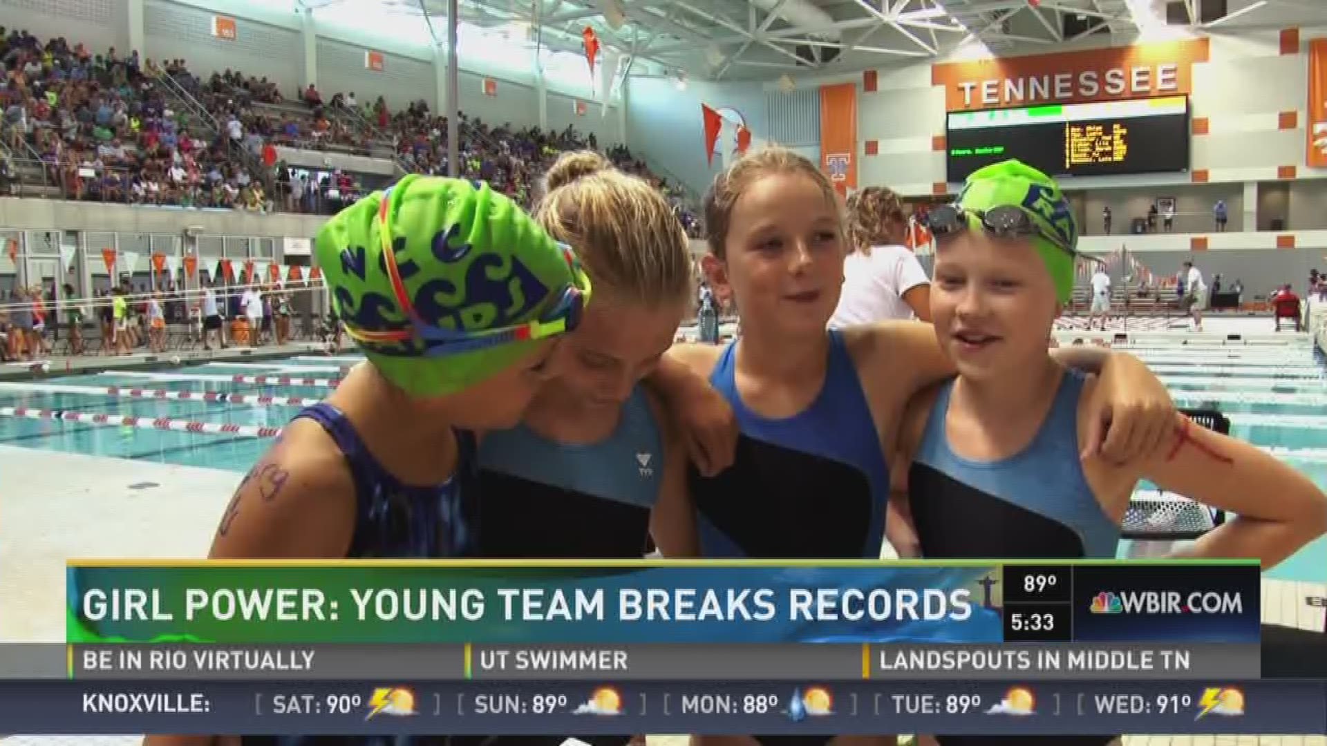 Young swimmers competing at UT have big Olympic dreams