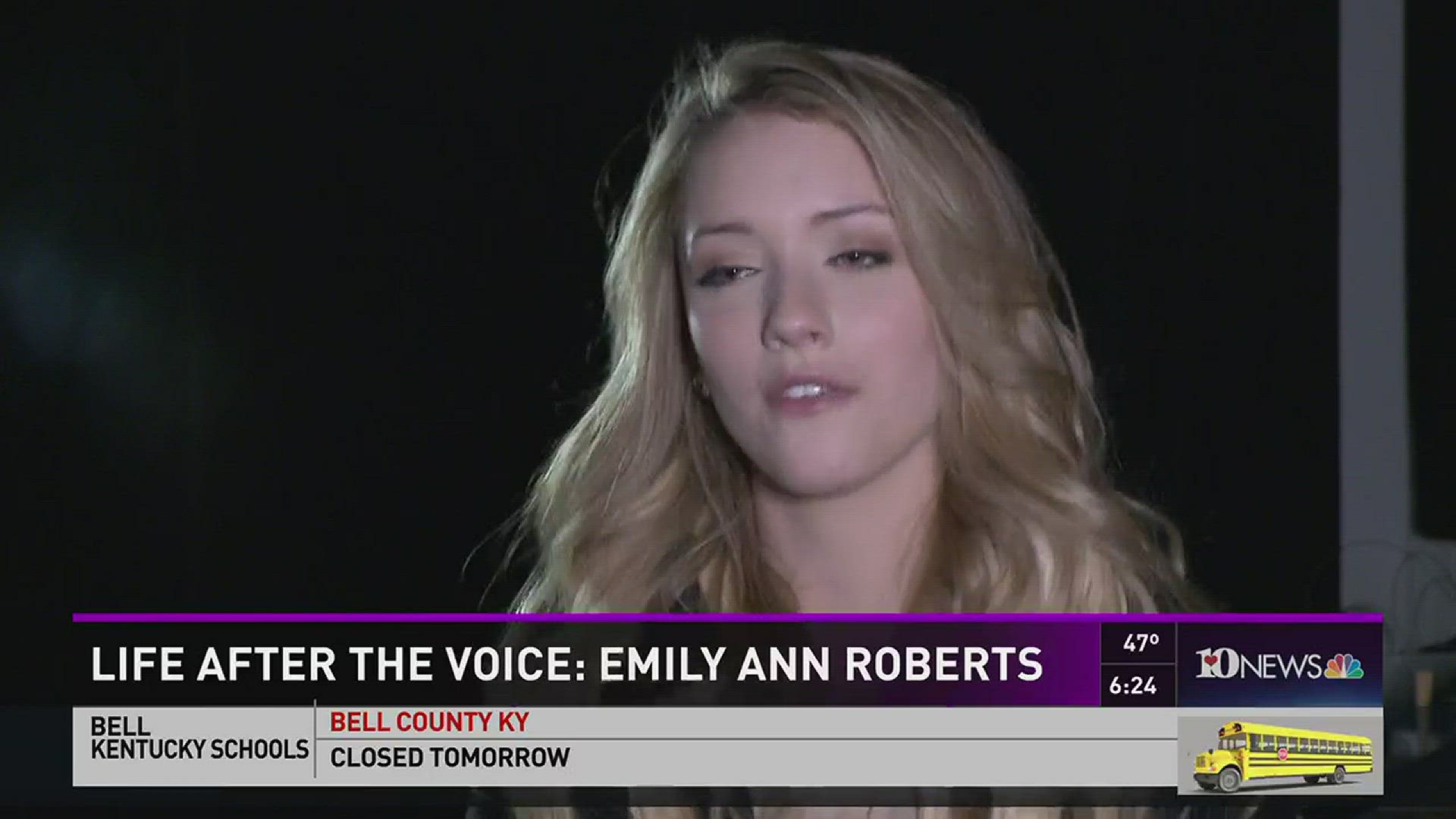 Emily Ann Roberts is back at home in Knoxville, but she is still continuing her music career through new performances and a photoshoot.