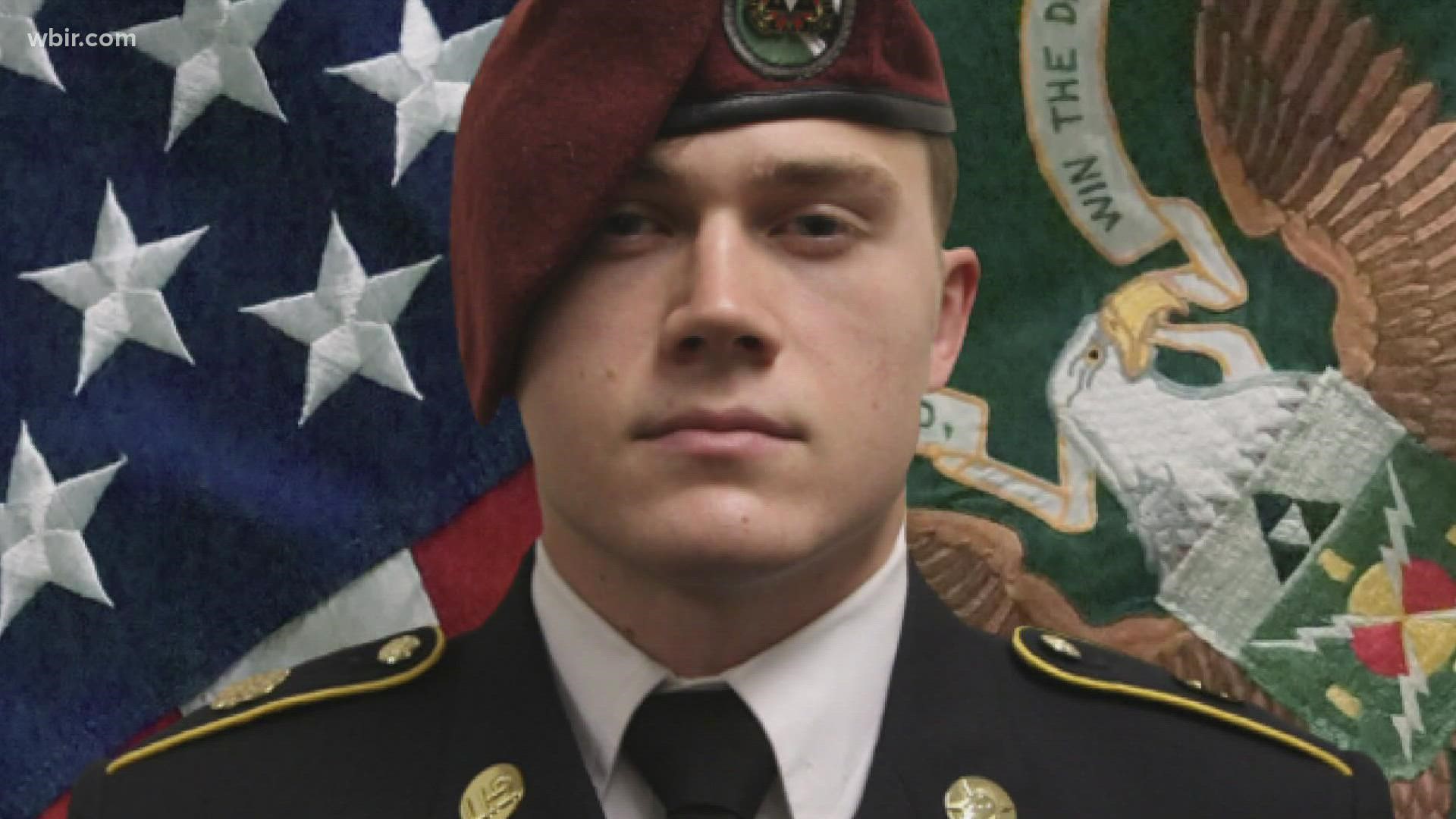 The public was invited to pay their respects to Staff Sgt. Ryan Knauss at Gibbs High School on Saturday at 5 p.m.