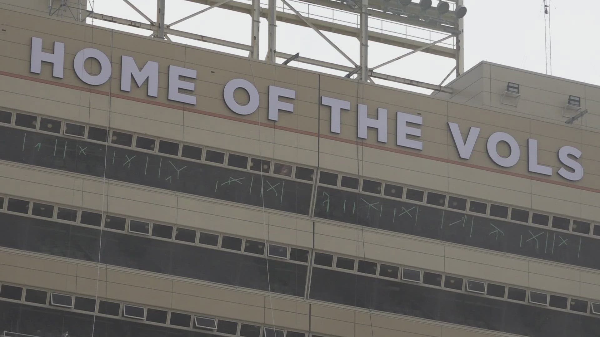 Less than a month away from the fall football season, Neyland's "Home of the Vols" sign has been returned to the stadium.