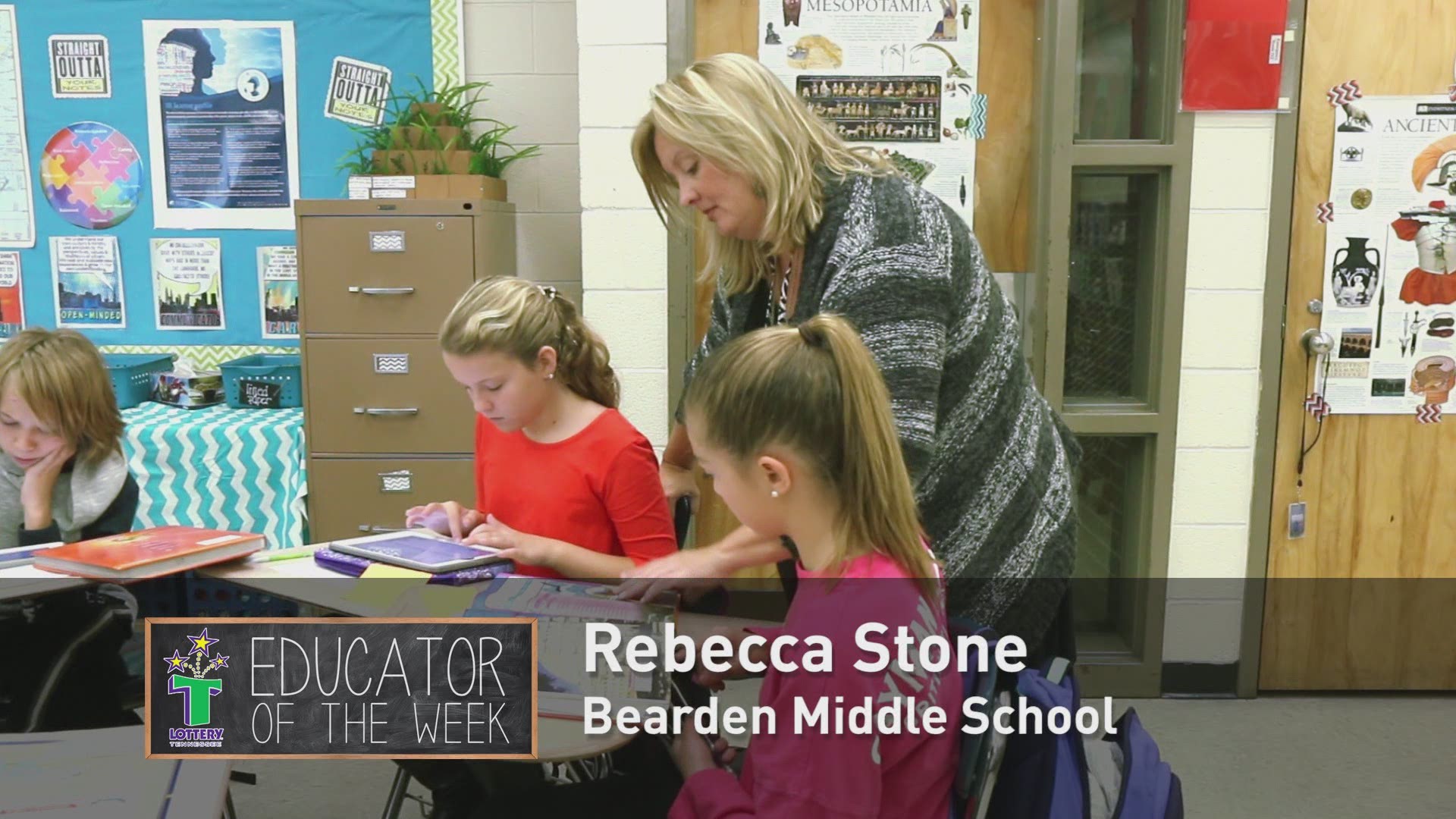 The Educator of the Week 11/21/2016 is Rebecca Stone.