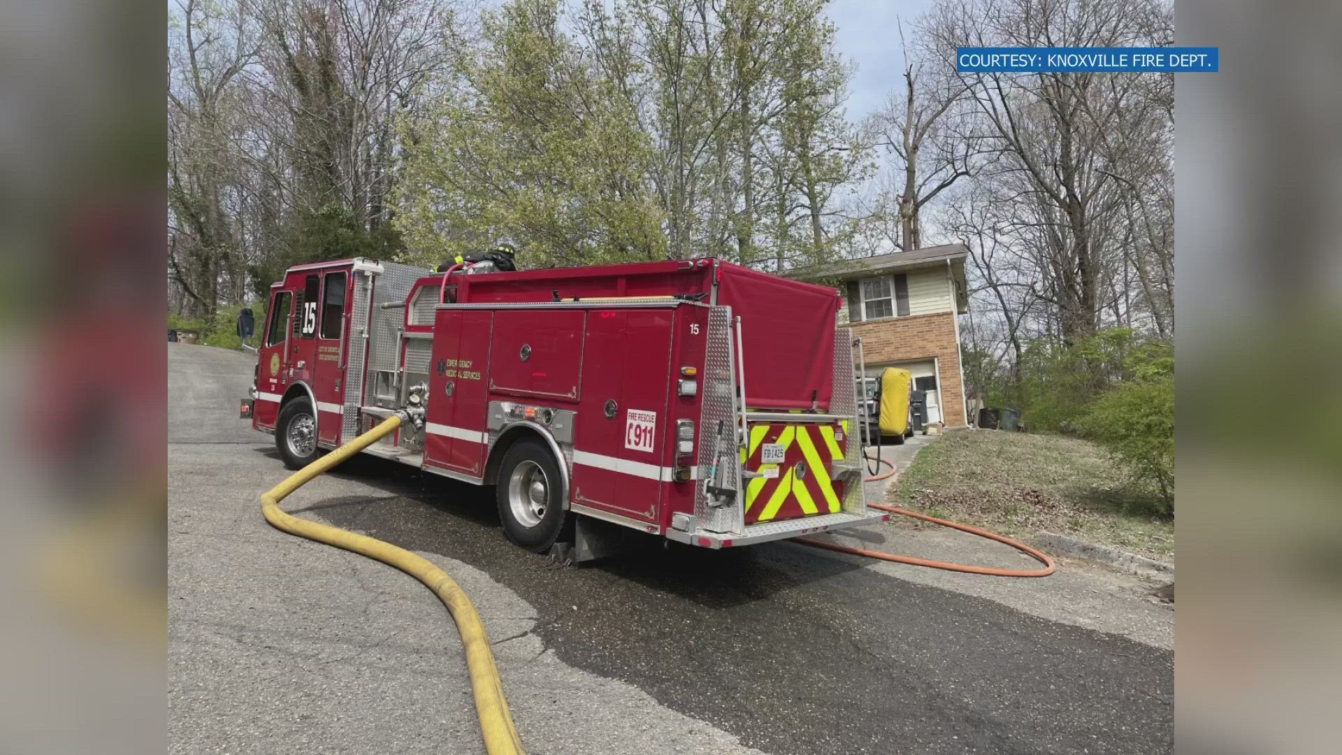 The Knoxville Fire Department responded to a call about smoke coming from a house on NOrthcrest Circle. After searching the house, a body was found.