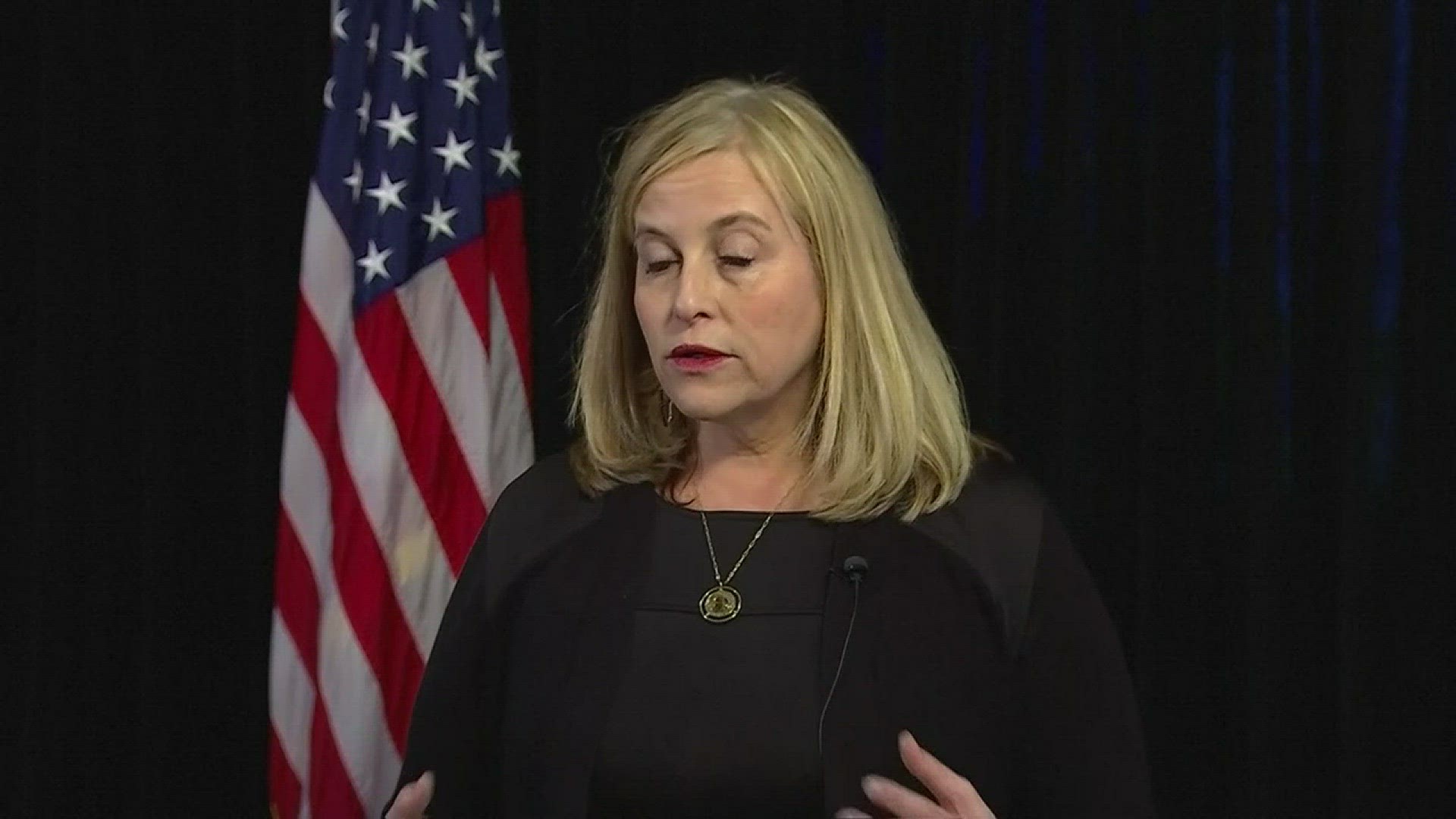 Nashville Mayor Megan Barry holds a press conference after admitting to an extramarital affair with her top police security officer. Jan. 31, 2018. NBC video.