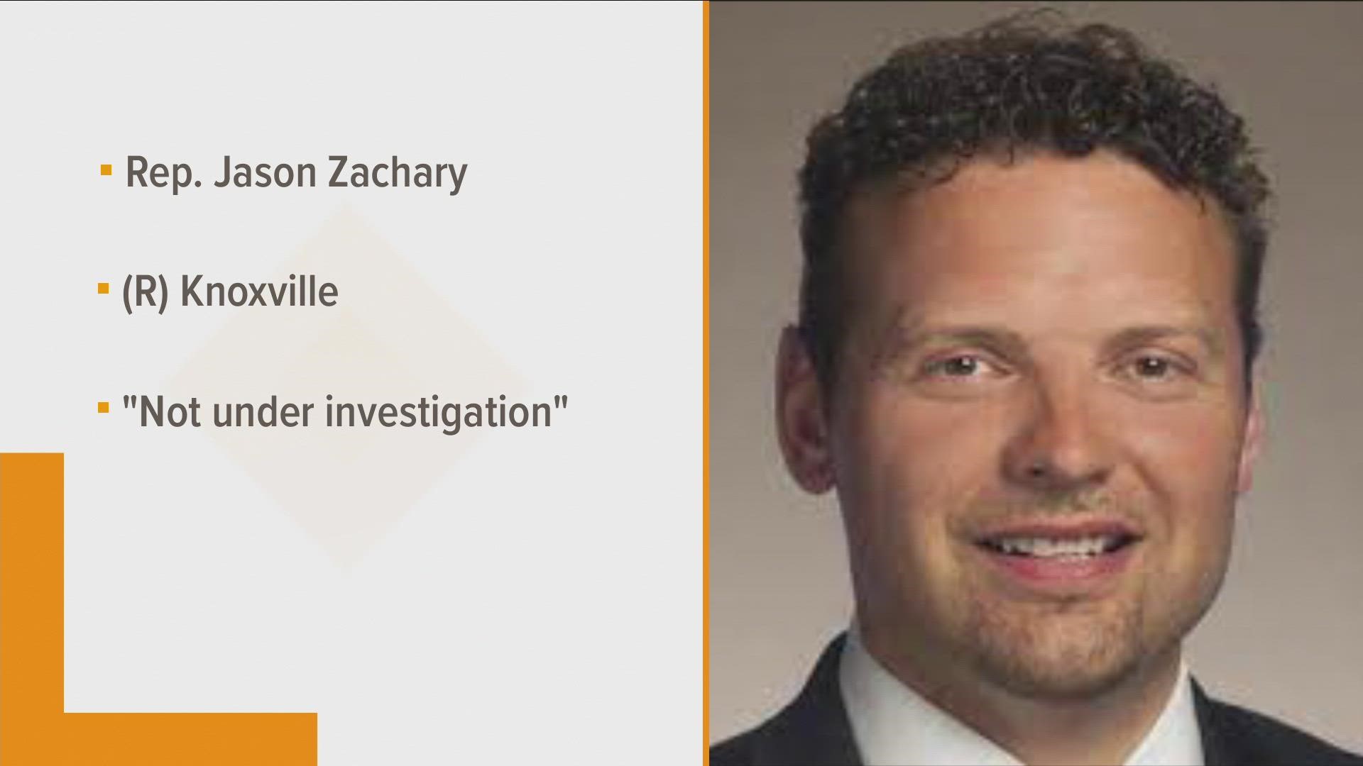 Zachary says it was for an "ongoing investigation" that has resulted in one member resigning.