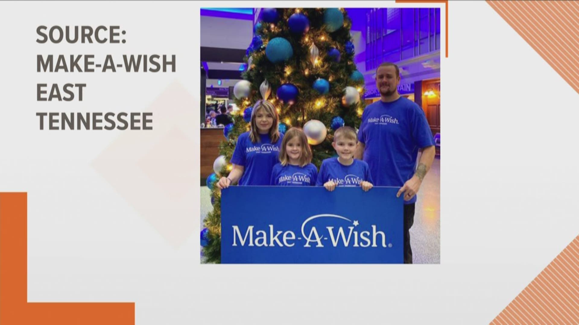 An East Tennessee child wanted to go Disney, and the Make-A-Wish Foundation granted his wish.