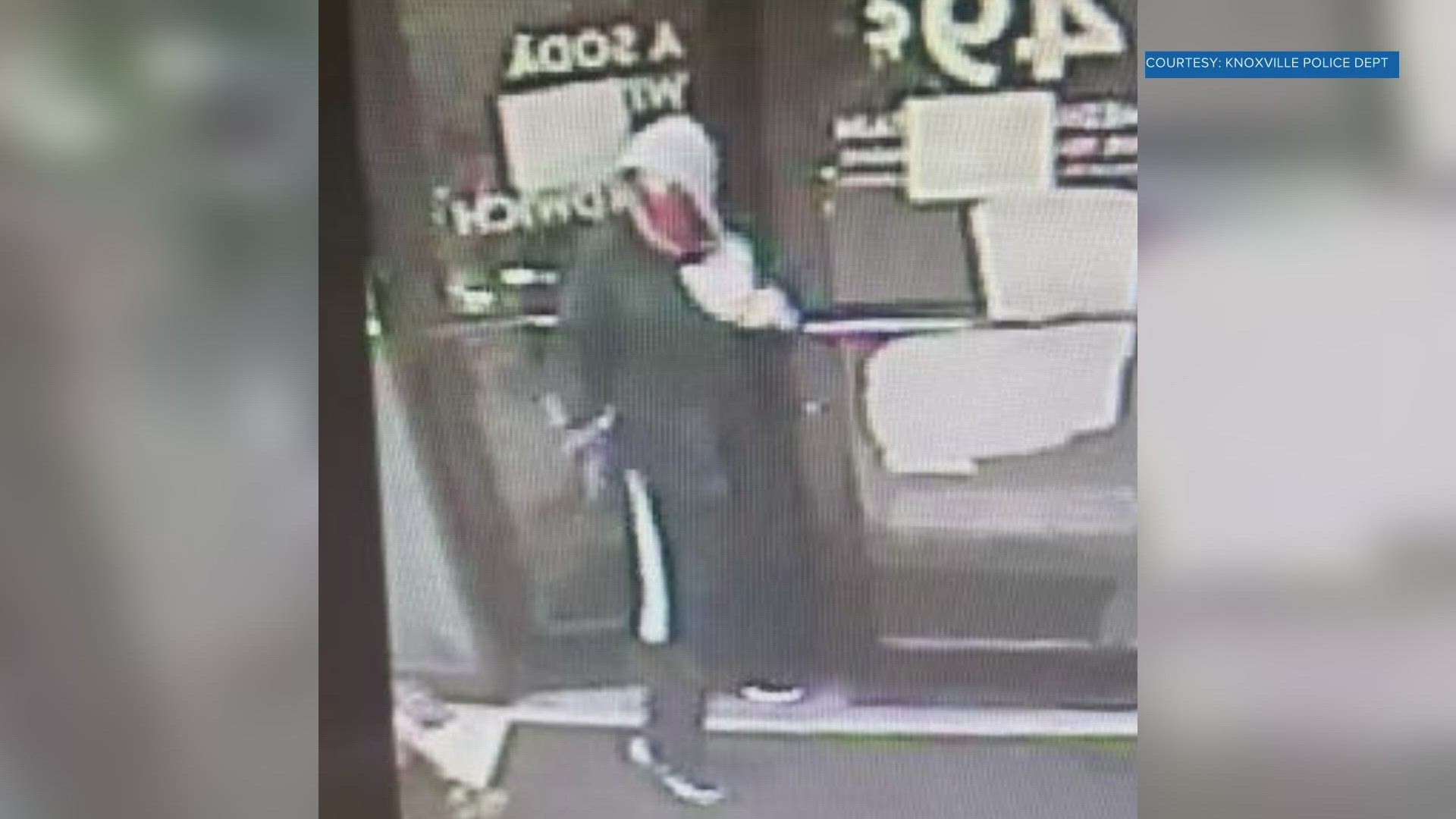 The Knoxville Police Department said they believe the same man robbed a Subway and Casey's gas station within a week.