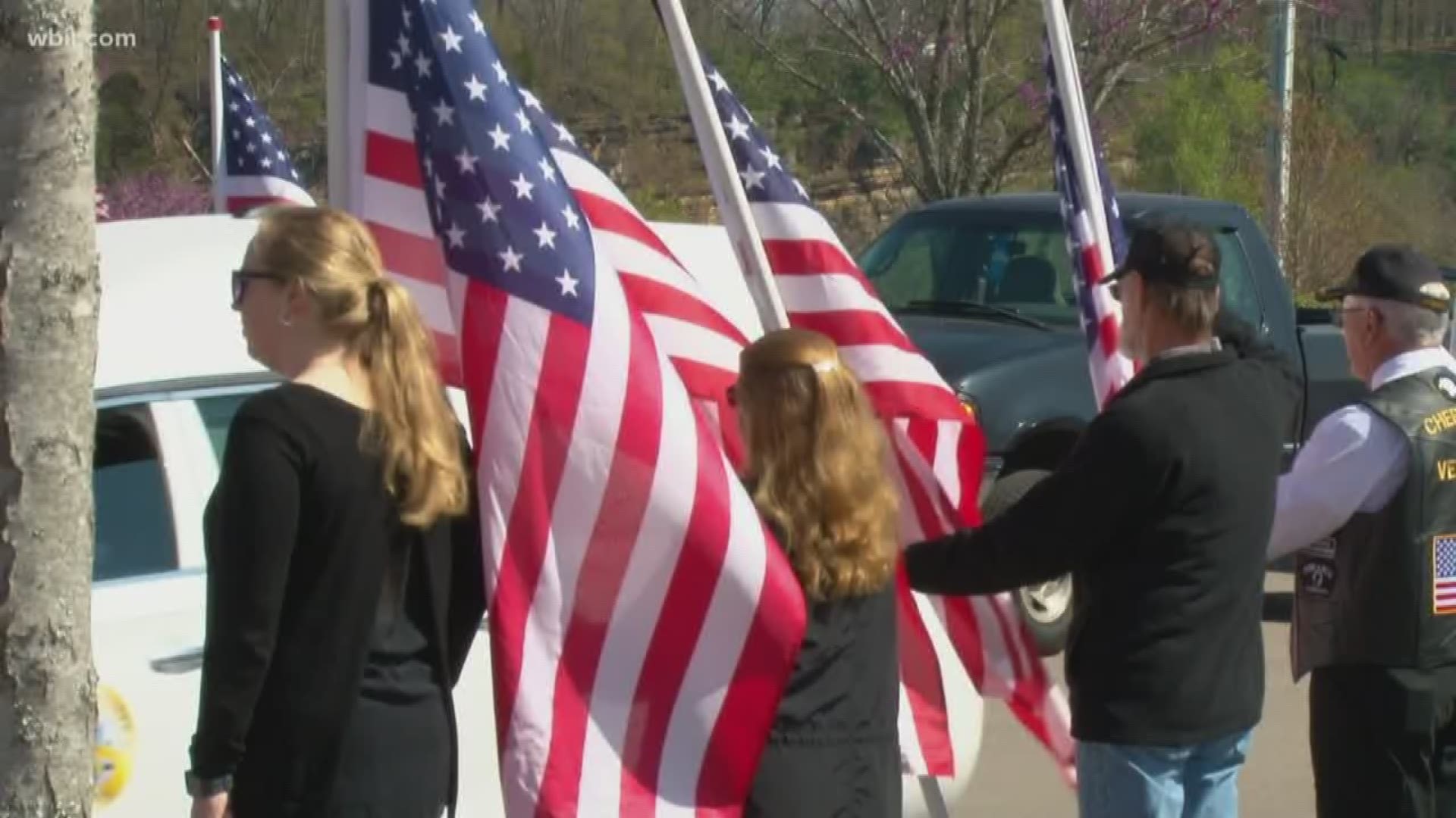 Military veterans in East Tennessee ensured three of their brothers were buried with honor and respect.