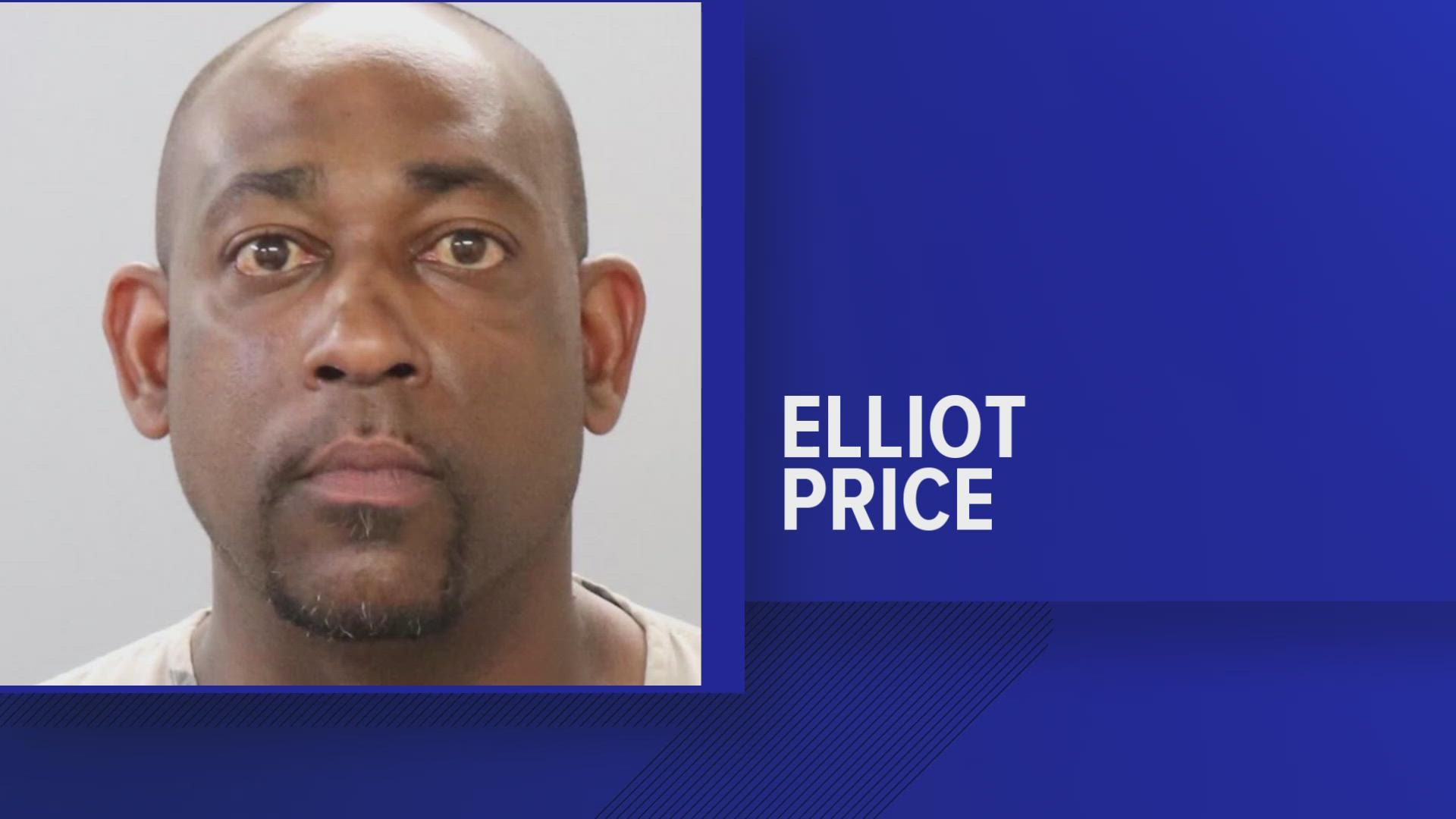 The District Attorney's Office said Elliot Arnaz Price, 44, was found guilty of burglary and will be sentenced on April 19.