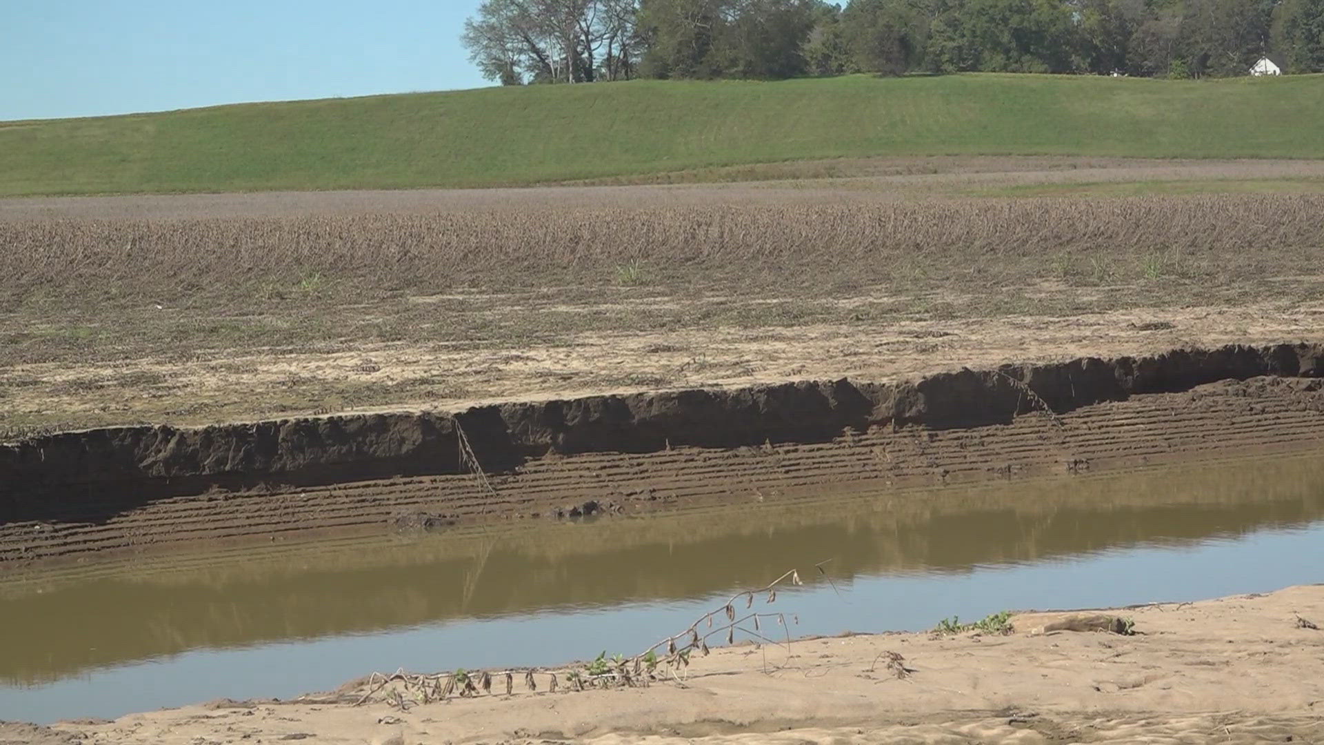 One farmer said he lost more than 200 acres of crops in the flooding — around $200,000 worth of damage.