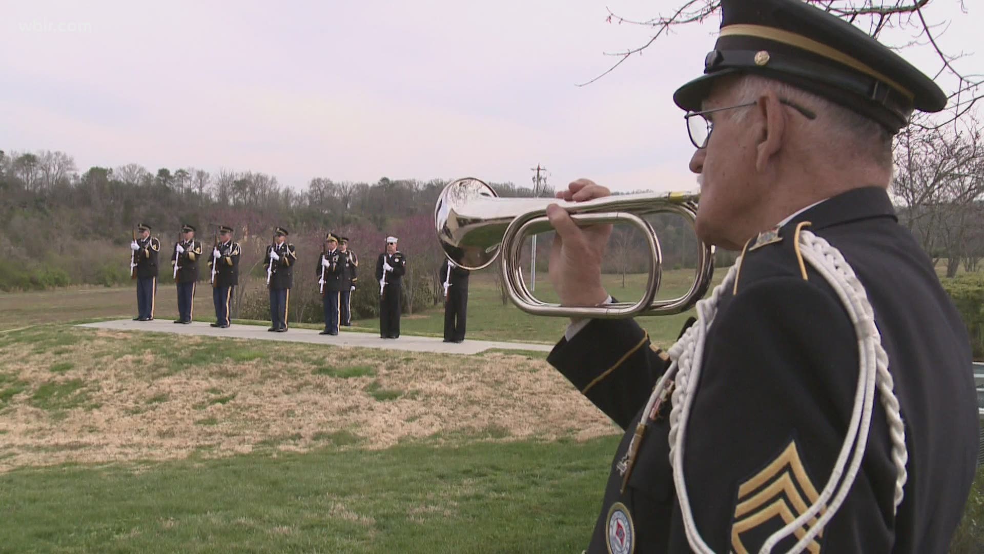 Campbell County Honor Guard founder Hugh Hatmaker is marking 30 years in his volunteer role.