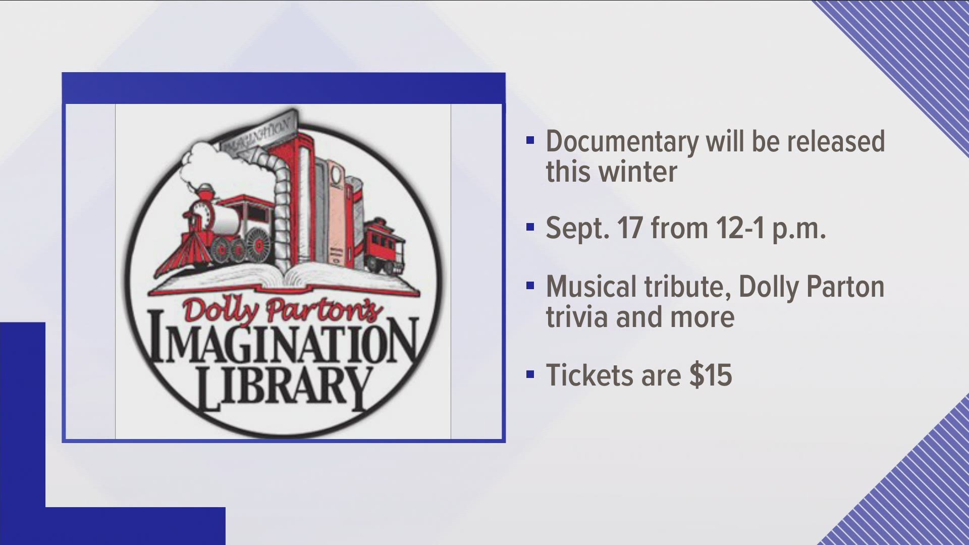 It will honor Dr. Nick Geidner, the director and producer of the documentary "The Library That Dolly Built."