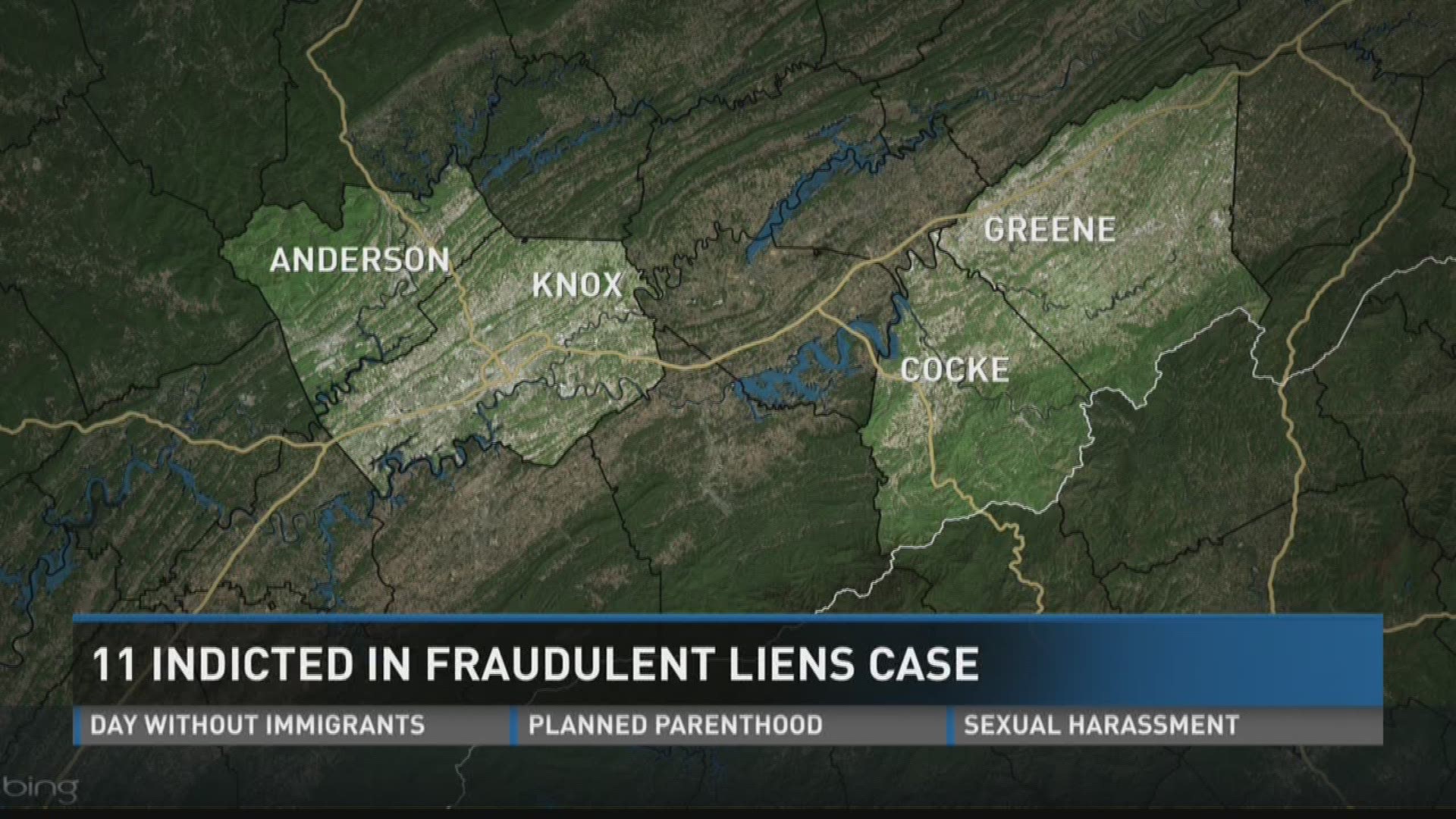 Feb. 16, 2017: 11 people face multiple charges of filing false liens following a year-long investigation.