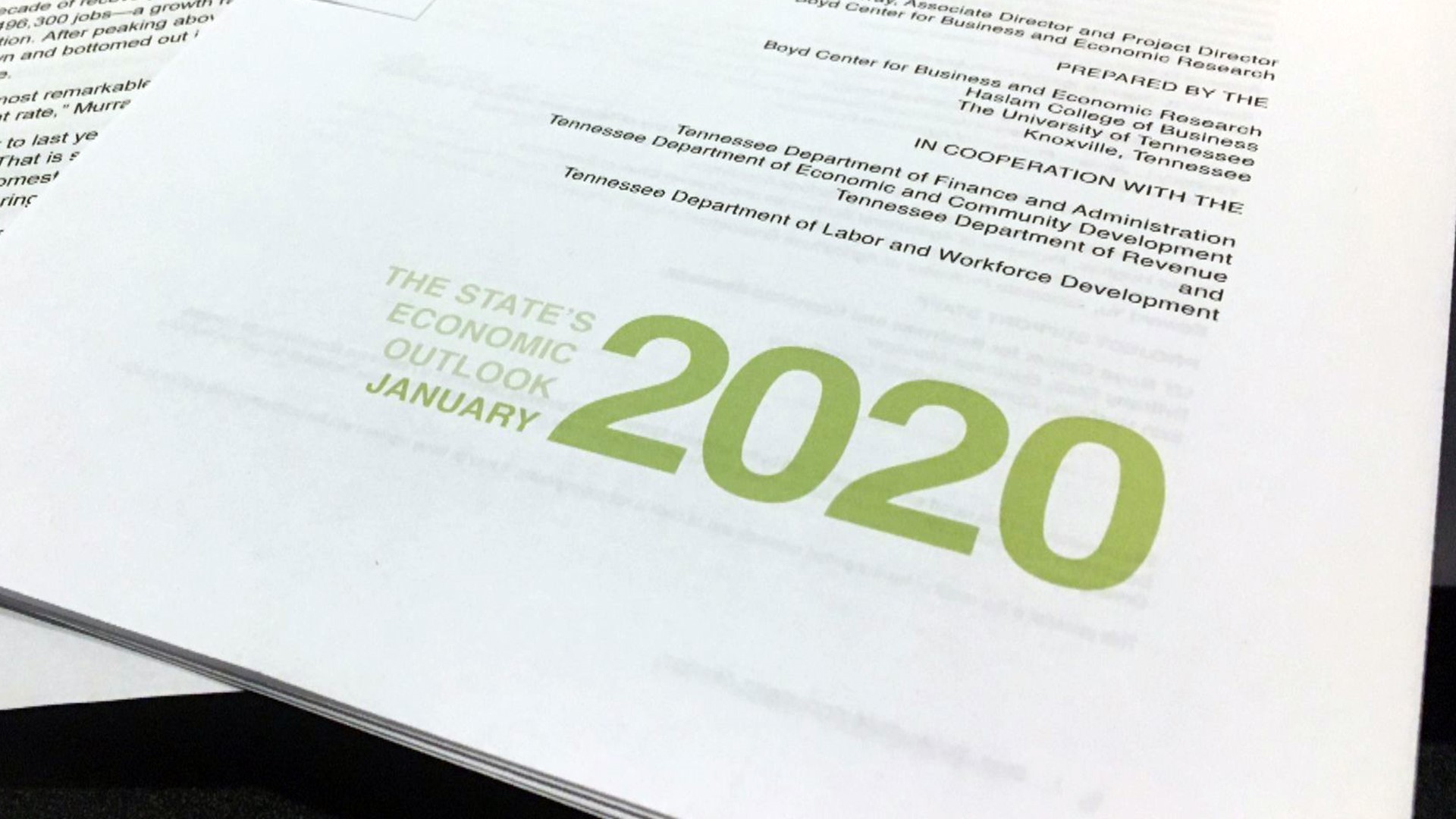 They expect the Tennessee economy to continue growing in 2020, but they say it could be better with policies that help get Tennesseans in better shape.