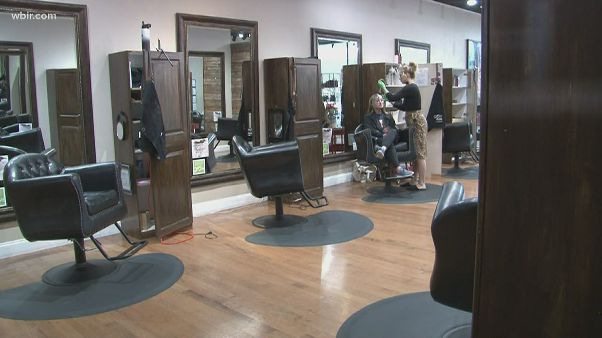 Salons and barbershops can reopen Friday in Knoxville and Knox County, but not in surrounding counties.