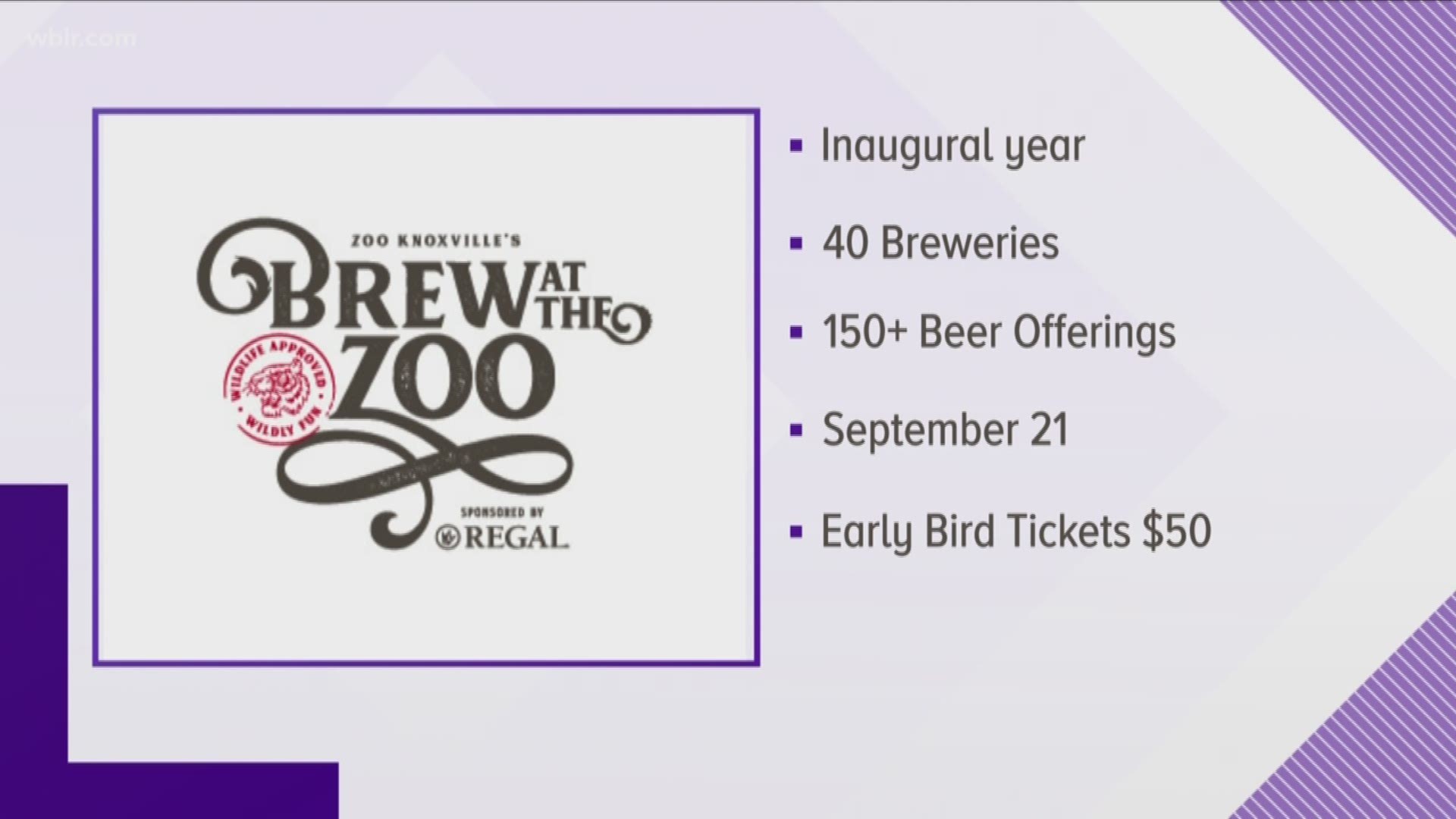The zoo's first-ever, craft beer event features more than 150 beers from local, regional and national breweries.