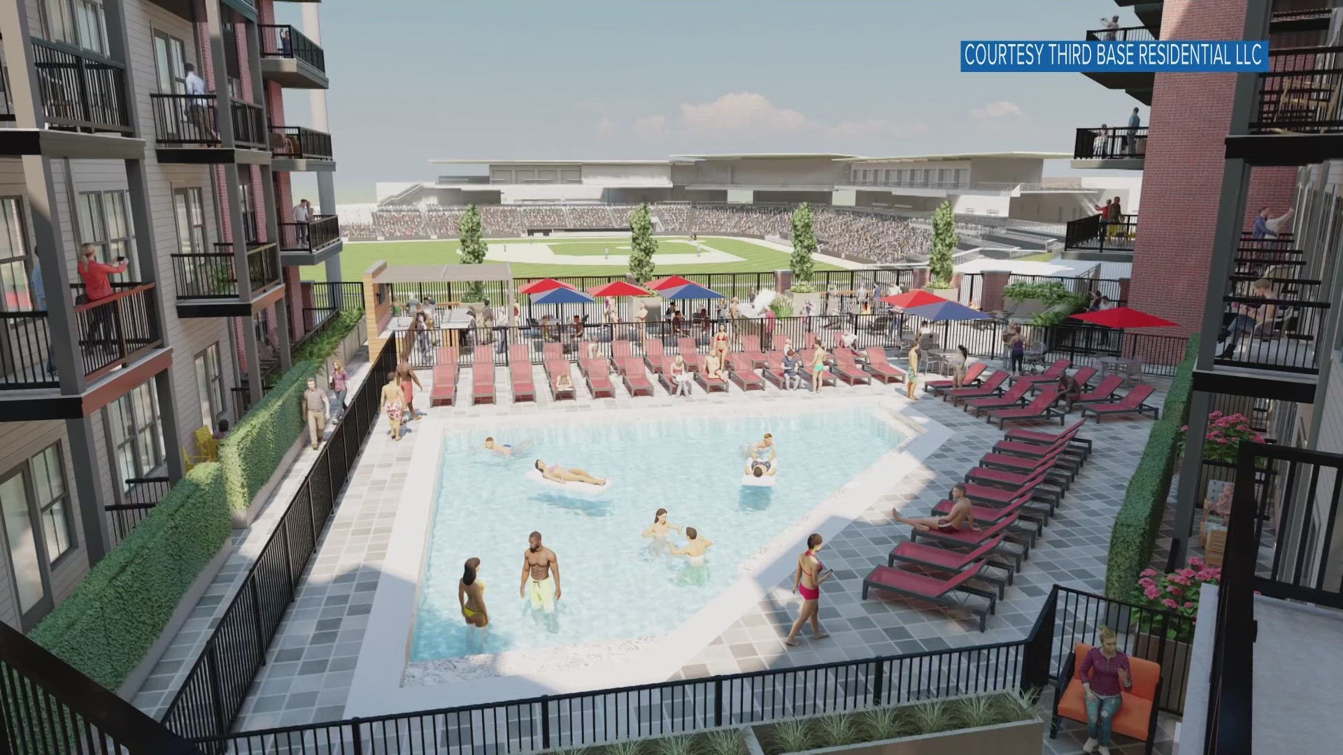 The Yardley Flats apartment complex project is $70 million compared to the $114 million for the stadium. It is believed it will bring economic growth to the city.