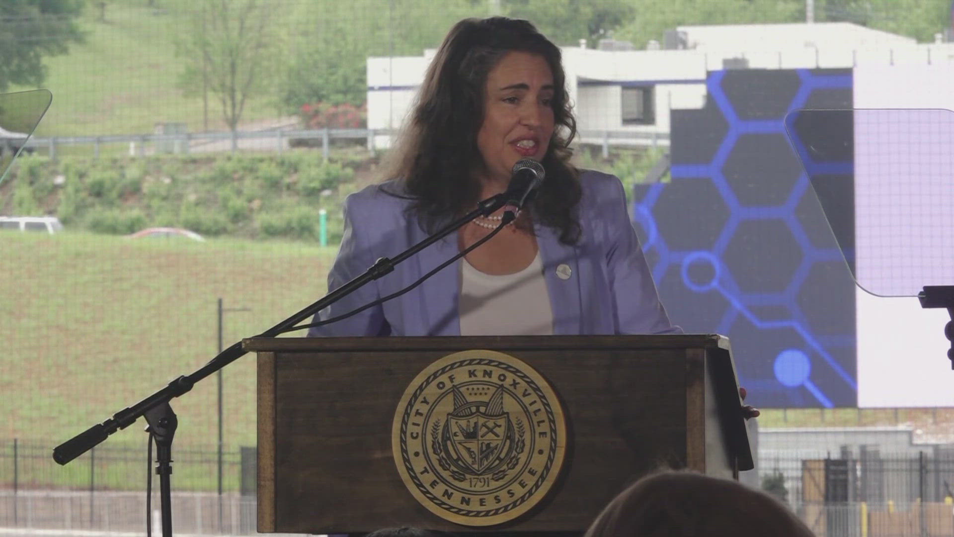 Knoxville Mayor Indya Kincannon unveiled the latest budget proposal during the address, around $477.3 million.