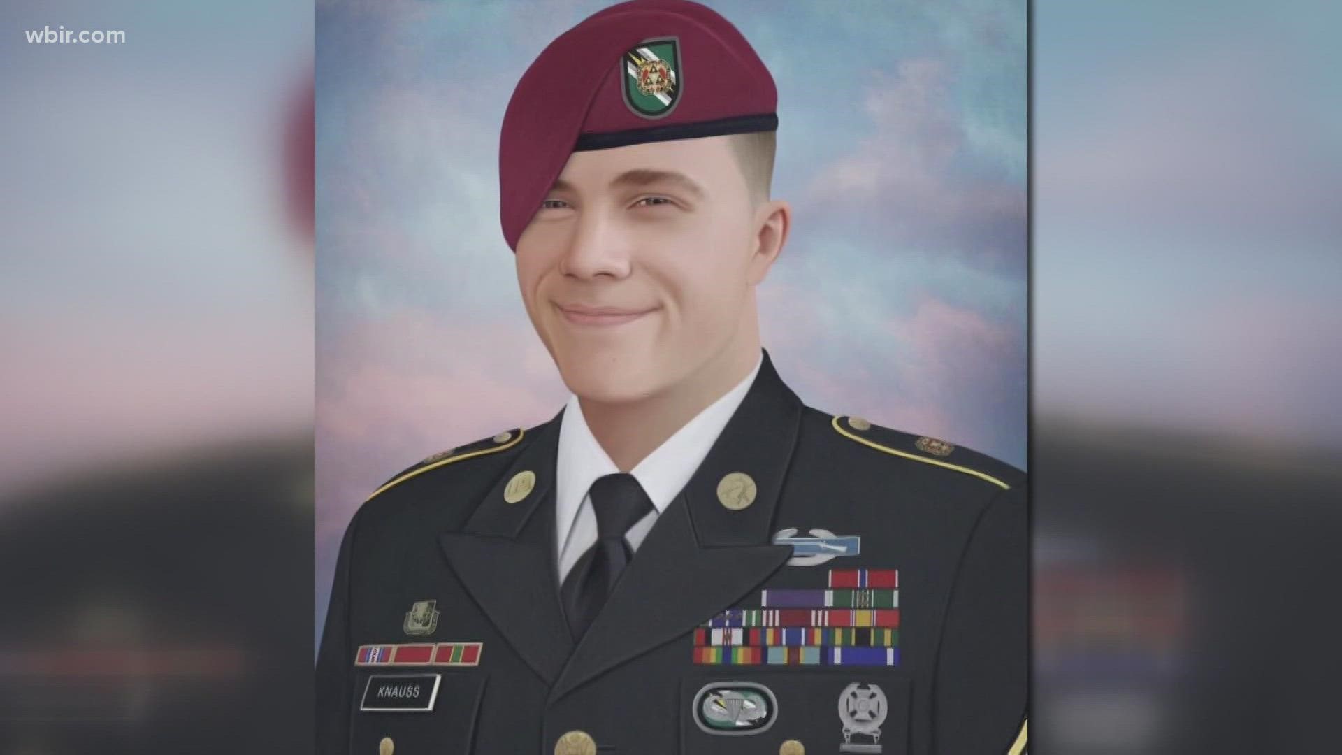 “He was making everybody better and he was making himself better," said First Sgt. Michael Dean, who served with Knoxville Staff Sergeant Ryan Knauss in Afghanistan.