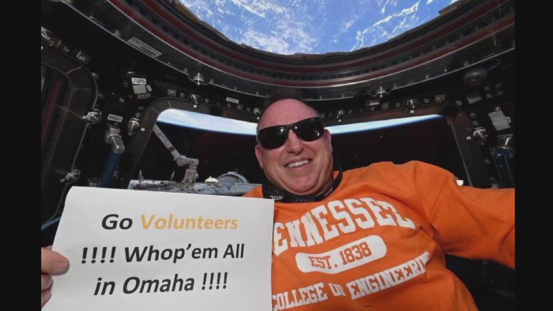 UT alum Butch Wilmore is on the International Space Station and is cheering on the vols.