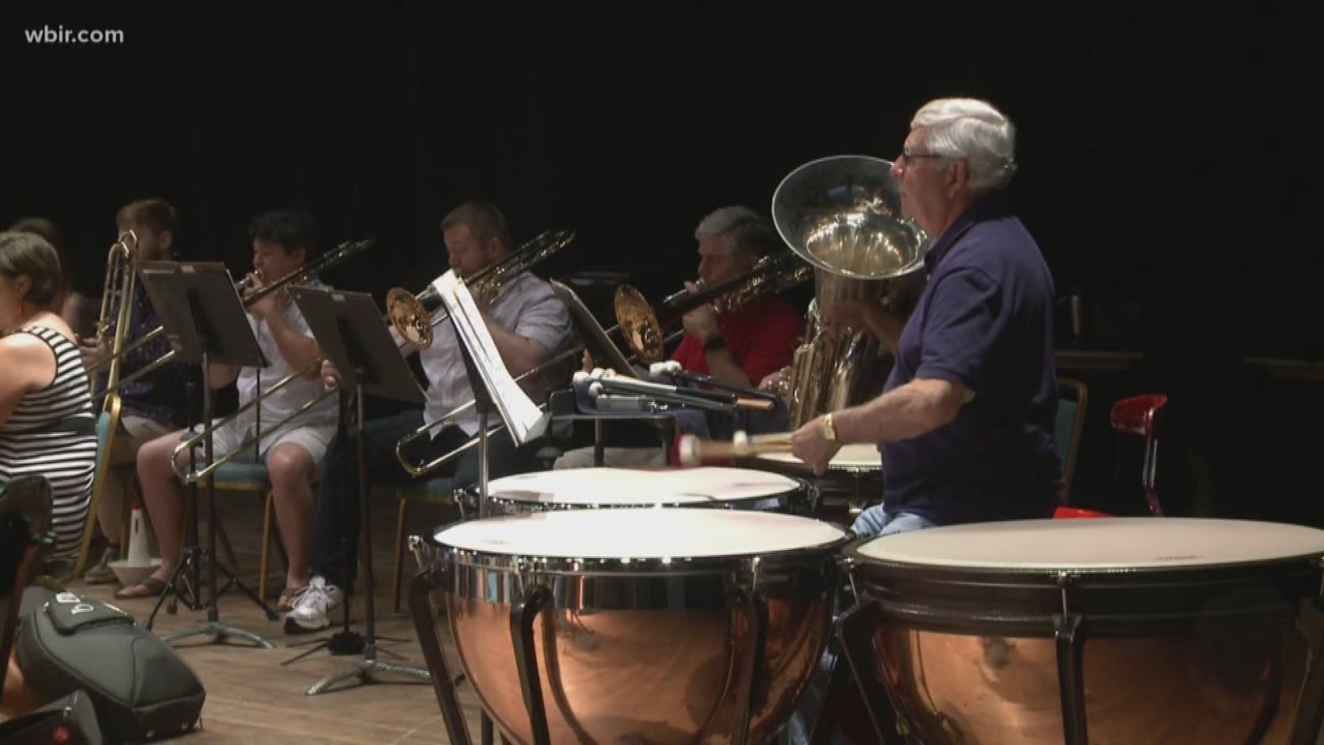 This will be the 34th time Knoxville Symphony Orchestra percussionist Mike Combs performs with the KSO for the Festival of the Fourth. The free concert starts Wednesday night at 8:00 at World's Fair Park.