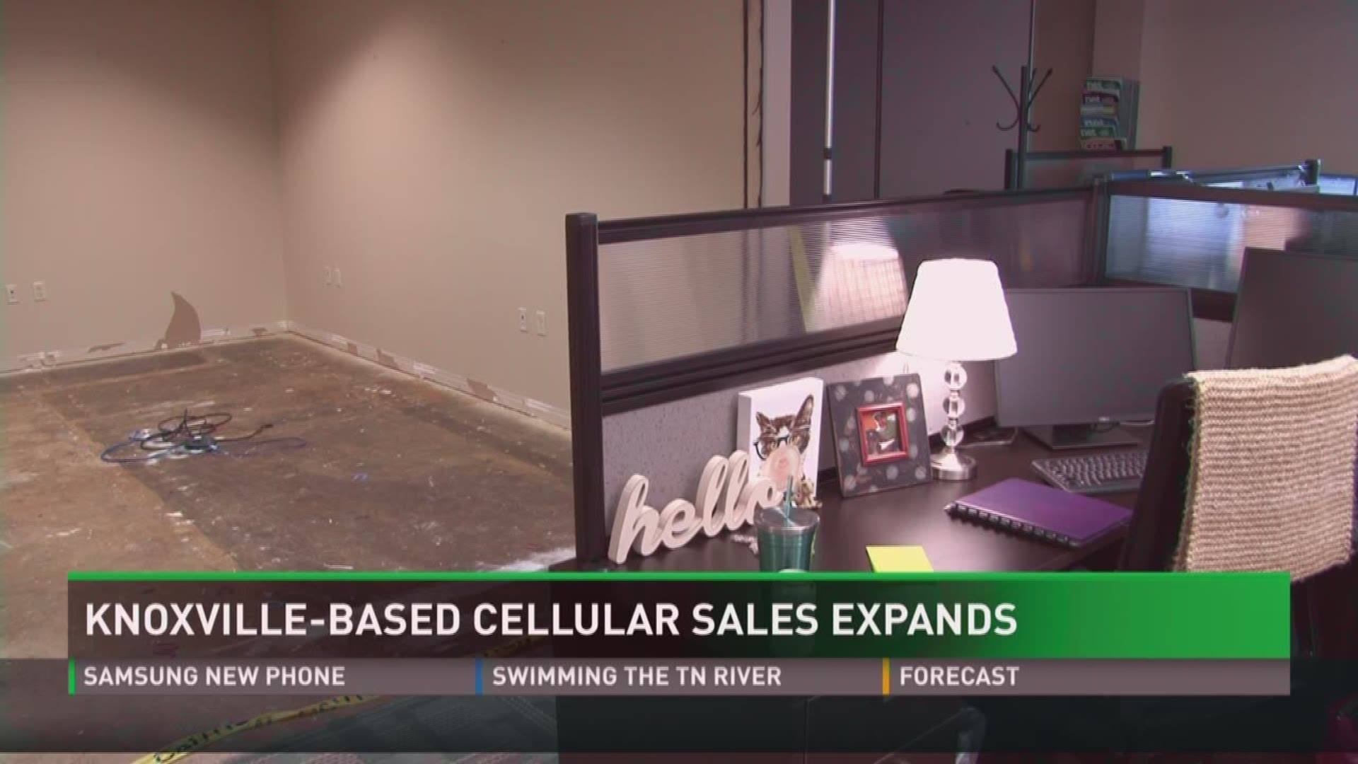 The corporate headquarters for a Knoxville cellular company is expanding and hiring new employees in 2017. 