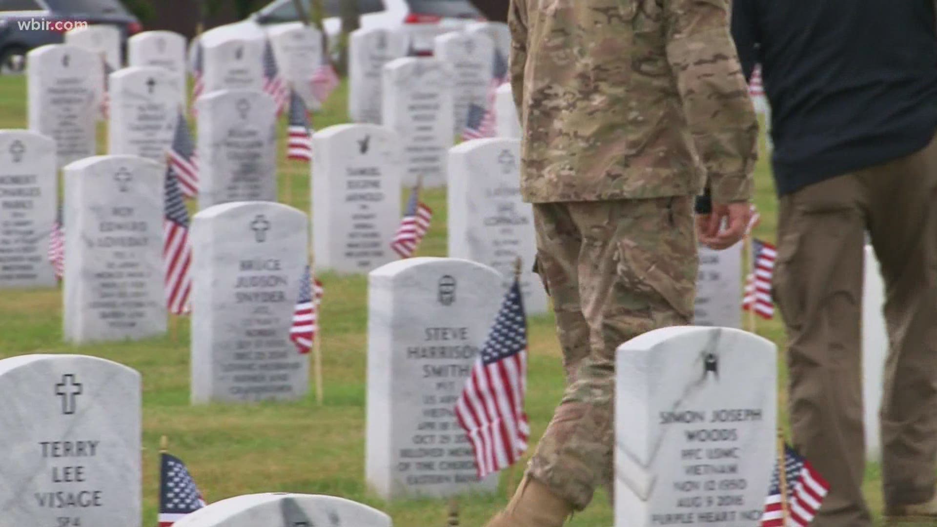 It's an annual tradition to honor those who served ahead of Memorial Day.