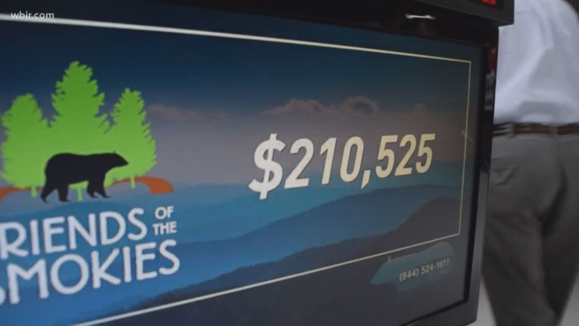 Tonight the annual 'Friends Across the Mountains' telethon broke the record for the amount of money raised for the great Smoky Mountains National Park.