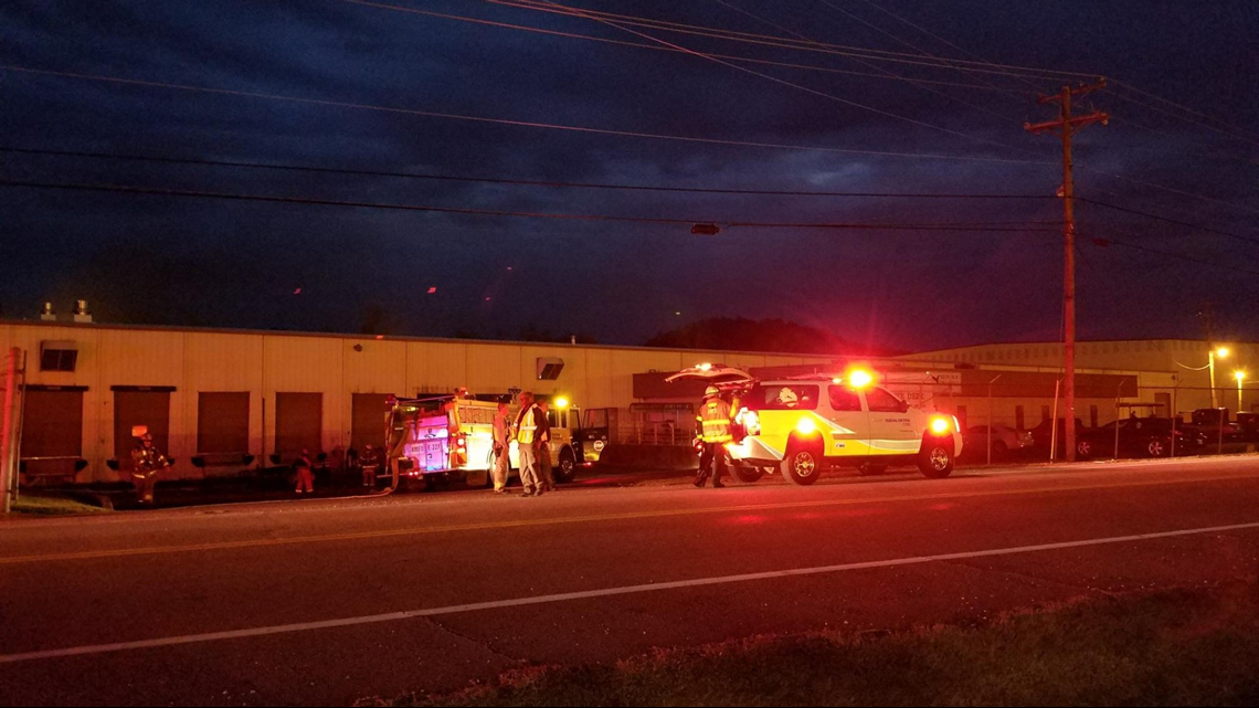 Rural Metro Fire respond to fire at Republic Plastics Factory
