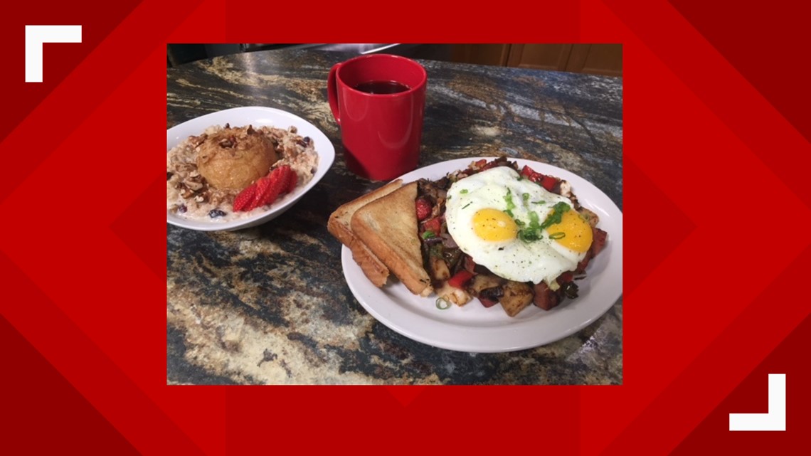 Bologna Hash with eggs may your breakfast favorite