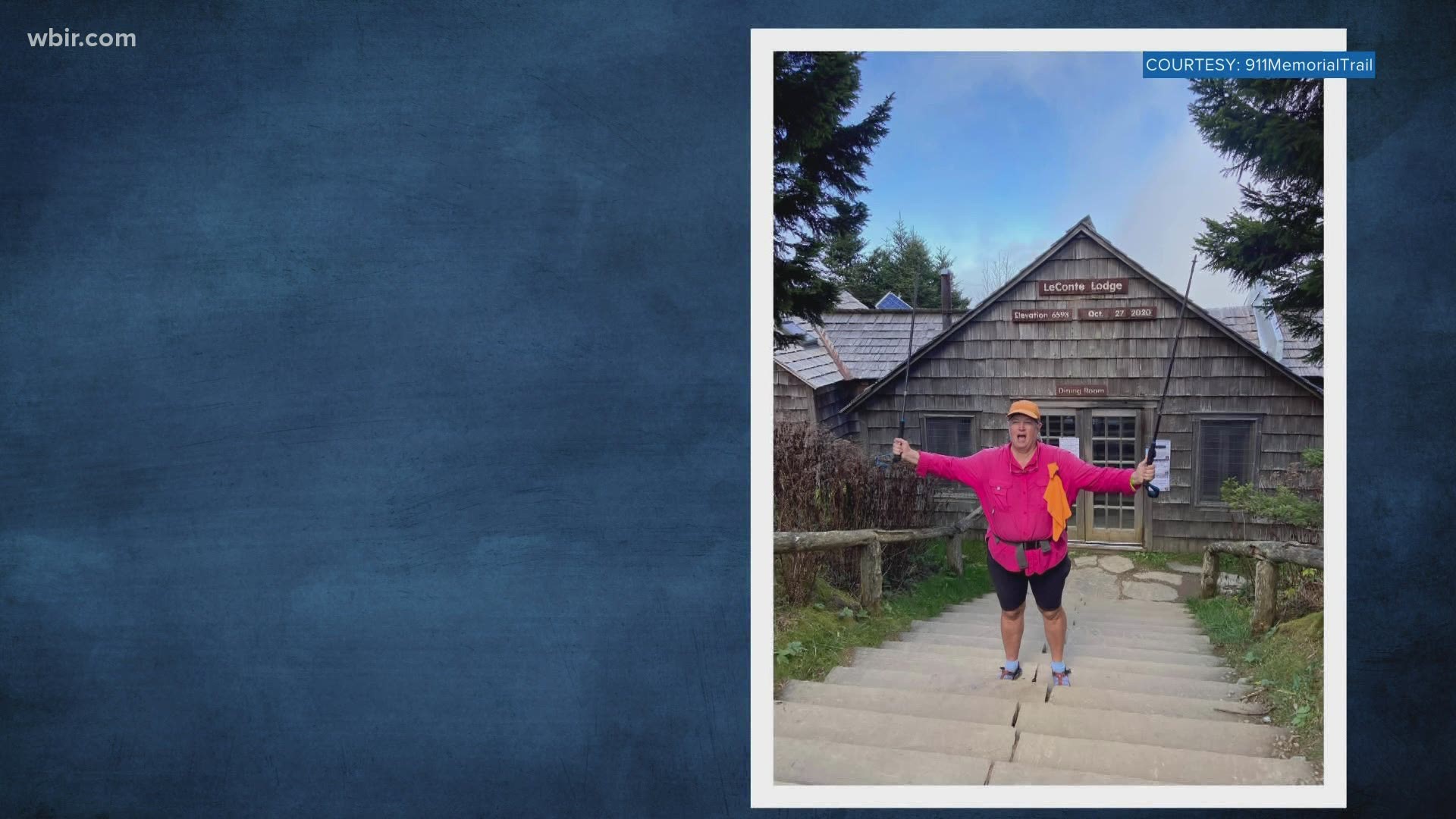 Jan Walker was the first to complete the virtual 9/11 National Memorial Trail Challenge