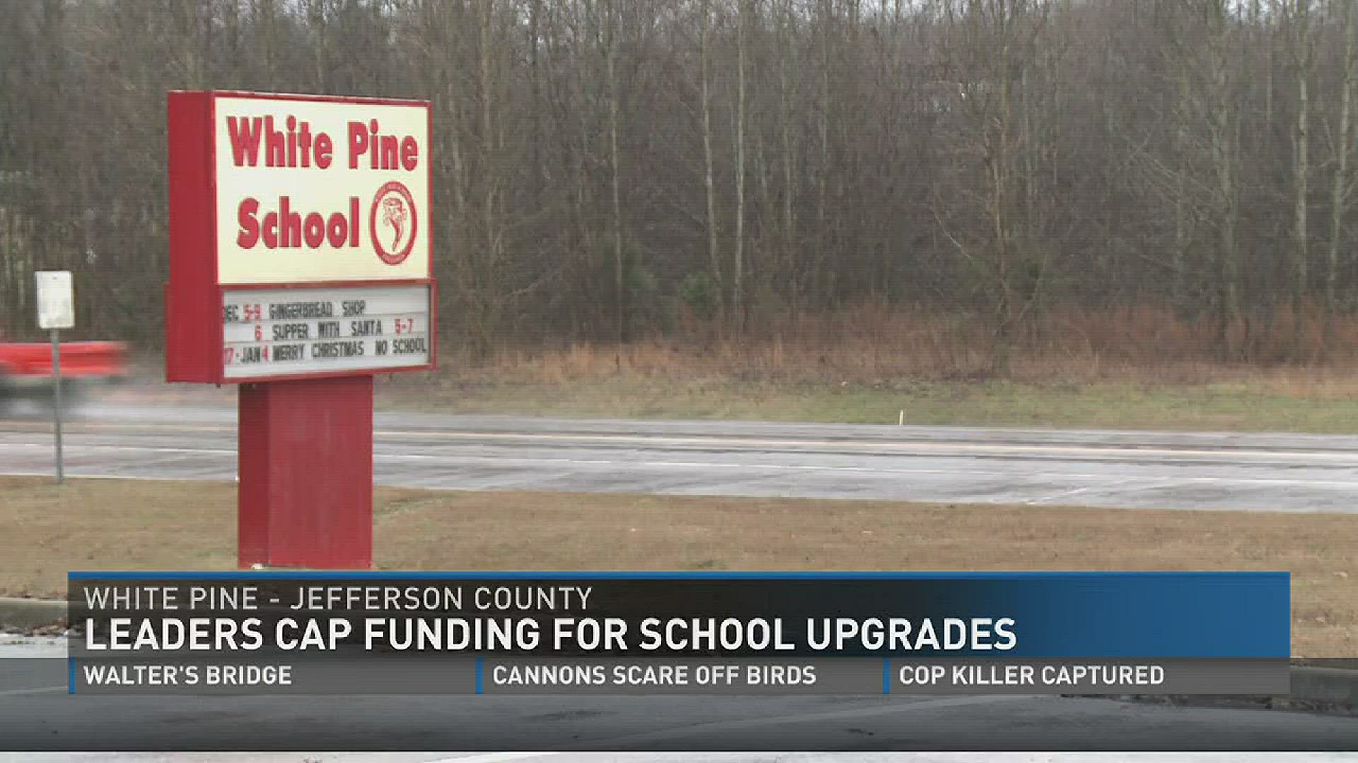 Jan. 17, 2017: Jefferson County leaders voted not to give more funds to White Pine Elementary School for school renovations.