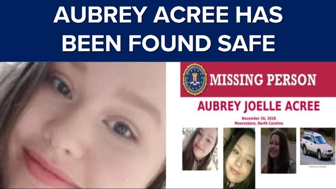 Aubrey Acree Found Alive In Oklahoma Man Arrested In Nc Teen S Abduction