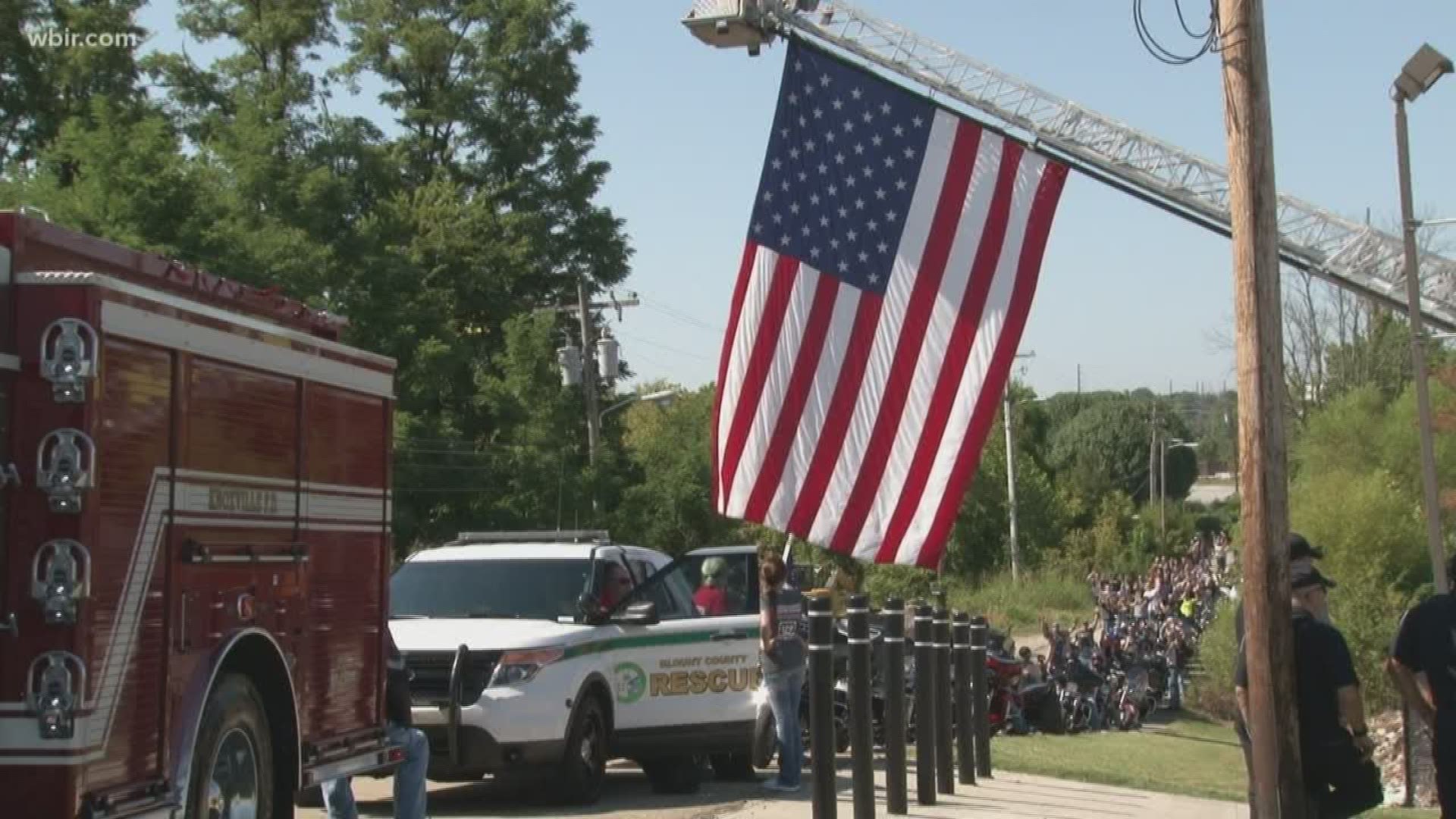 The annual ride was to remember those who lost their lives and still celebrate patriotism and coming together as Americans.