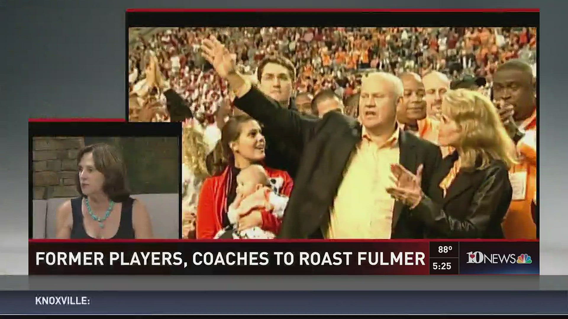 Former players and coaches will be "roasting" Phil Fulmer on June 26. Elaine Streno from Second Harvest Food Bank and Fred White, a former UT player from the 1998 championship team, join WBIR to talk about the event. (6/15/16)