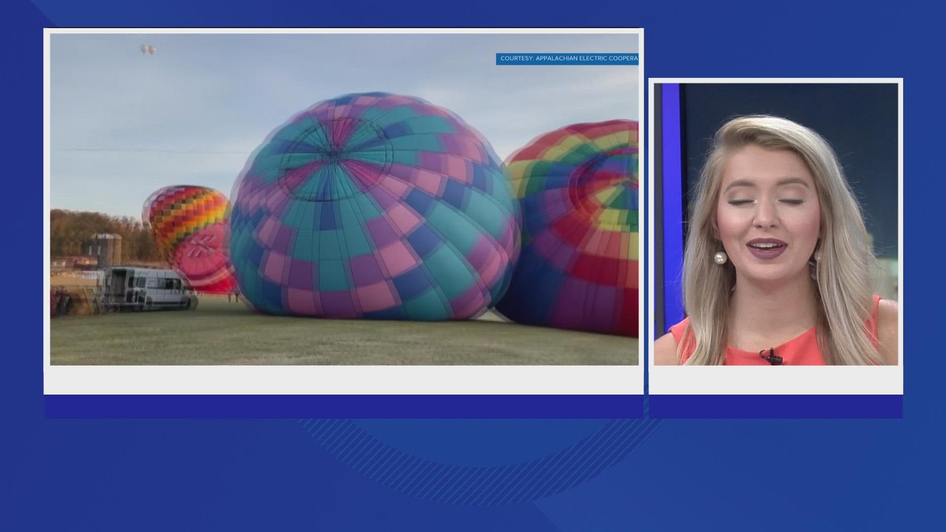 Saturday kicks off hot air balloon festival in Dandridge