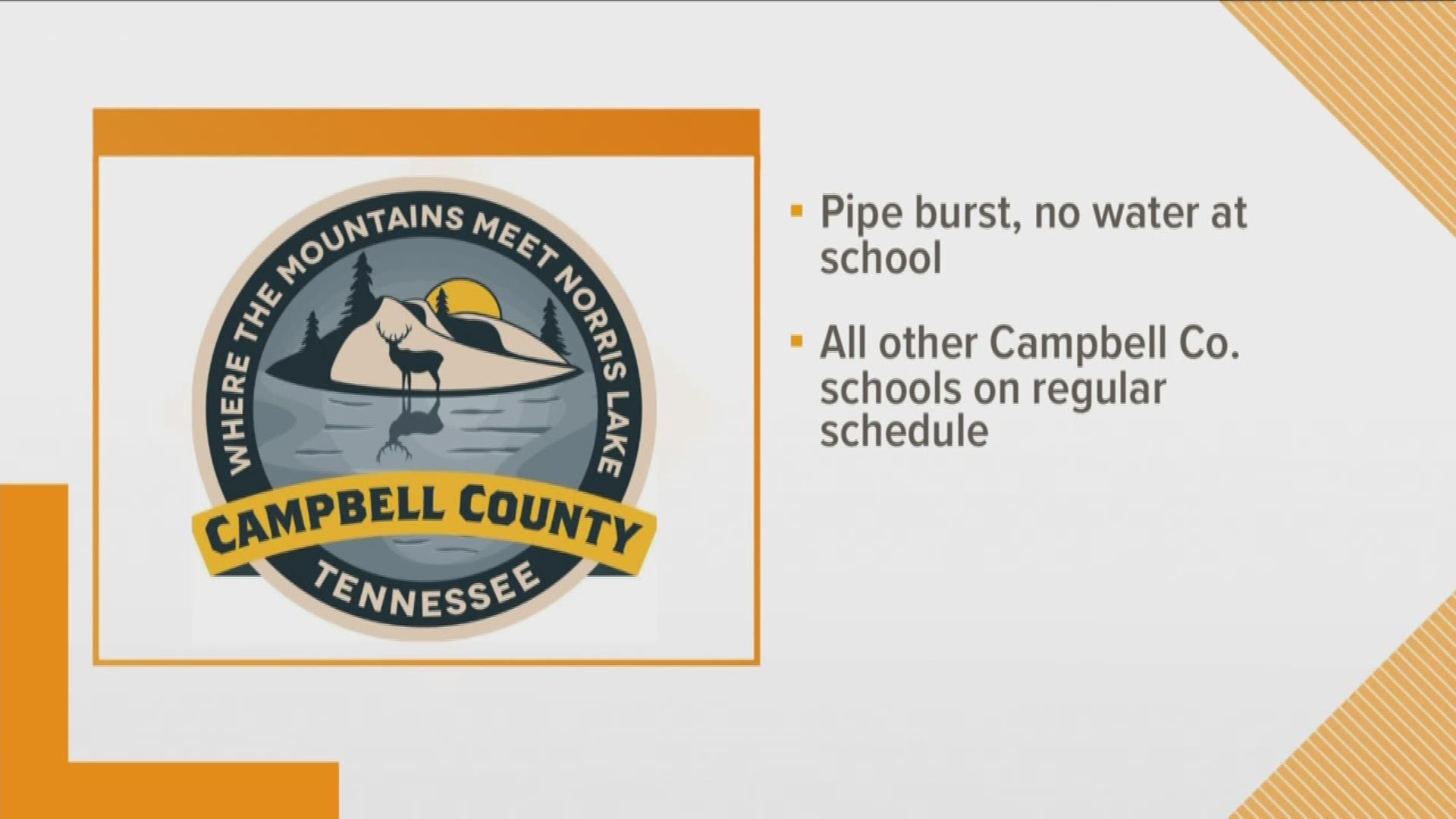 Campbell County Schools announced the closure at around 7 p.m. on Nov. 25.