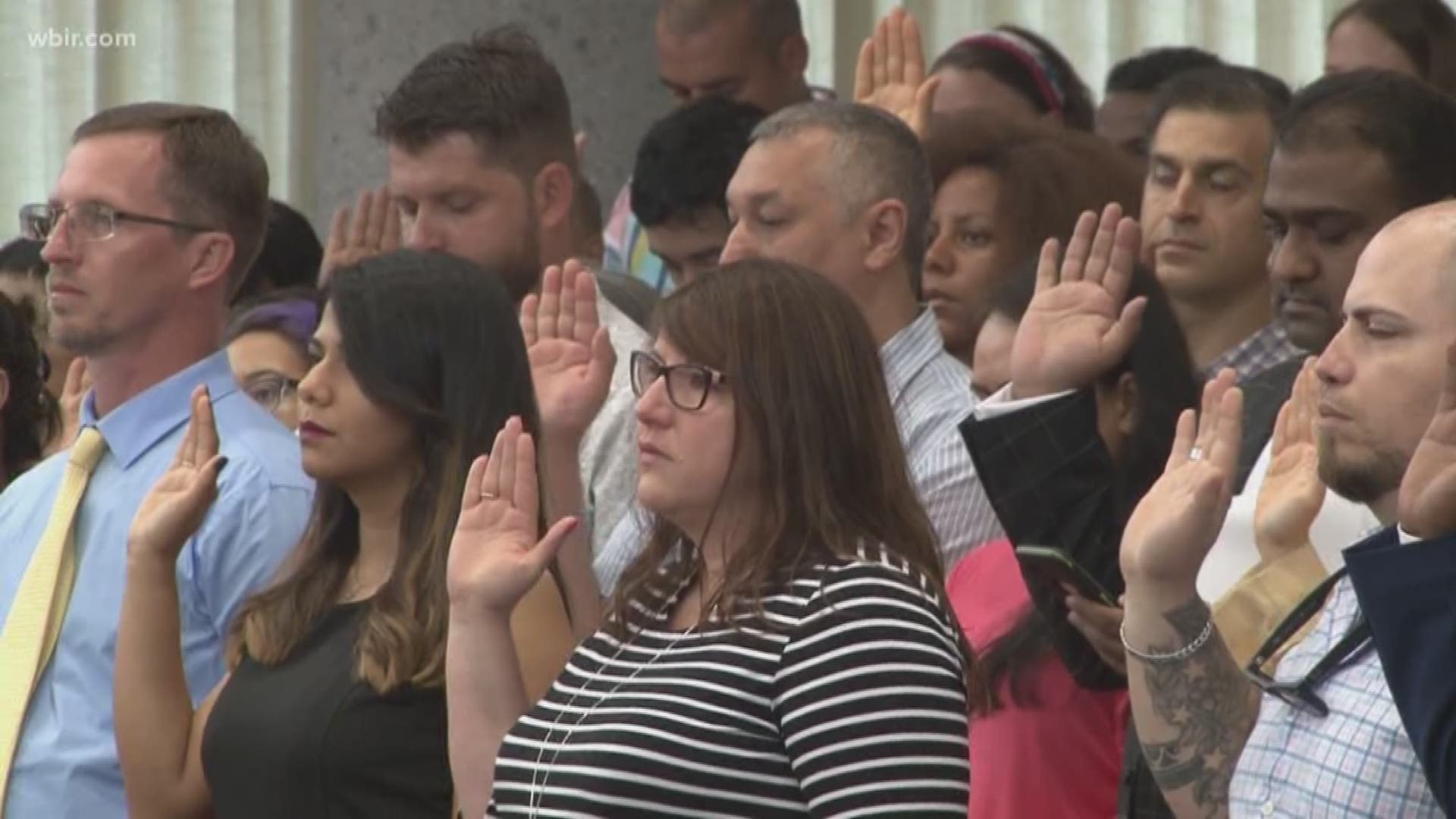 This Independence Day will be an extra special one for 129 East Tennesseans. On July 3, they officially became American citizens.