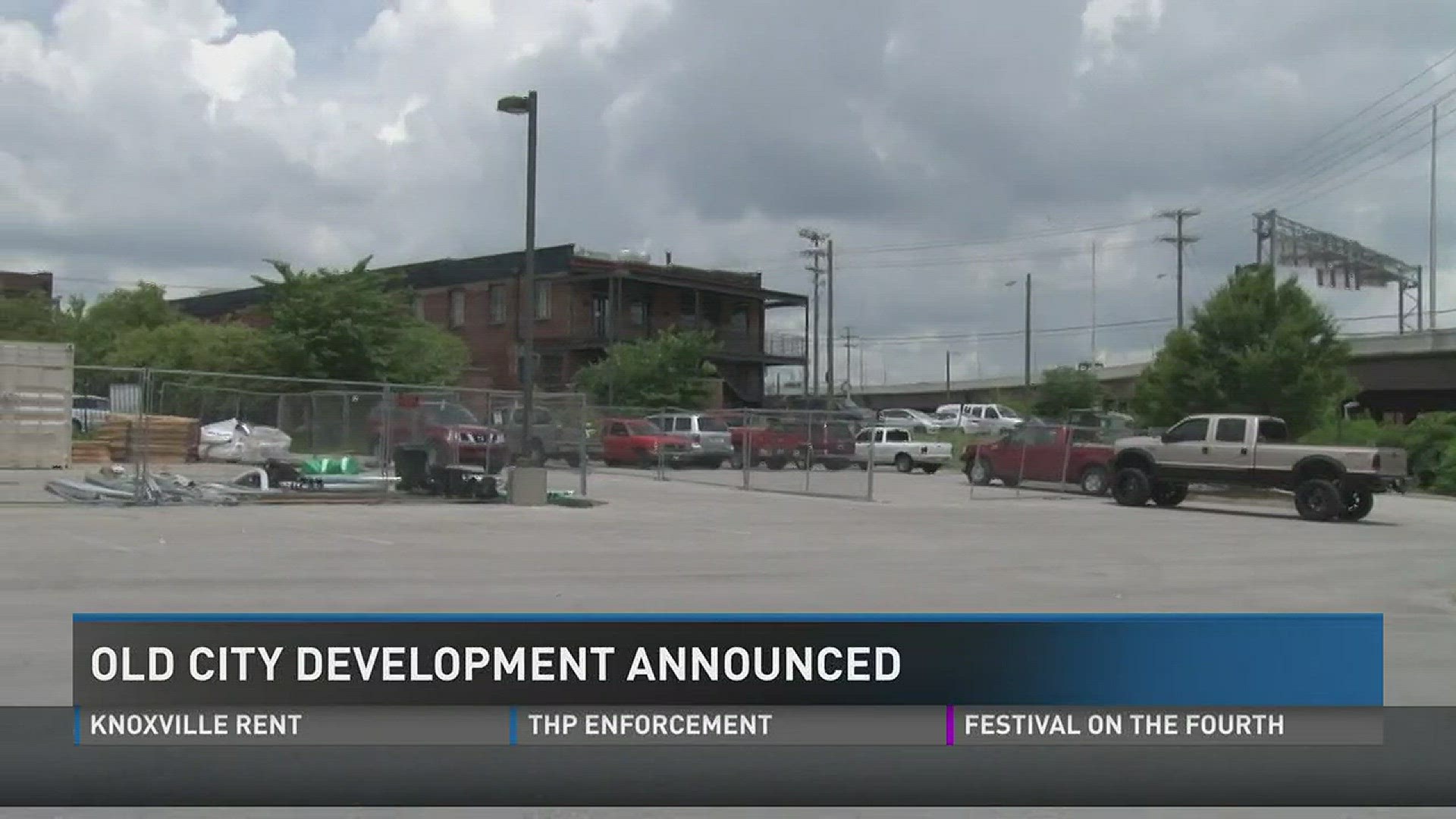 July 3, 2017: The Stockyard Lofts are a new apartment and commercial development planned for Knoxville's Old City.