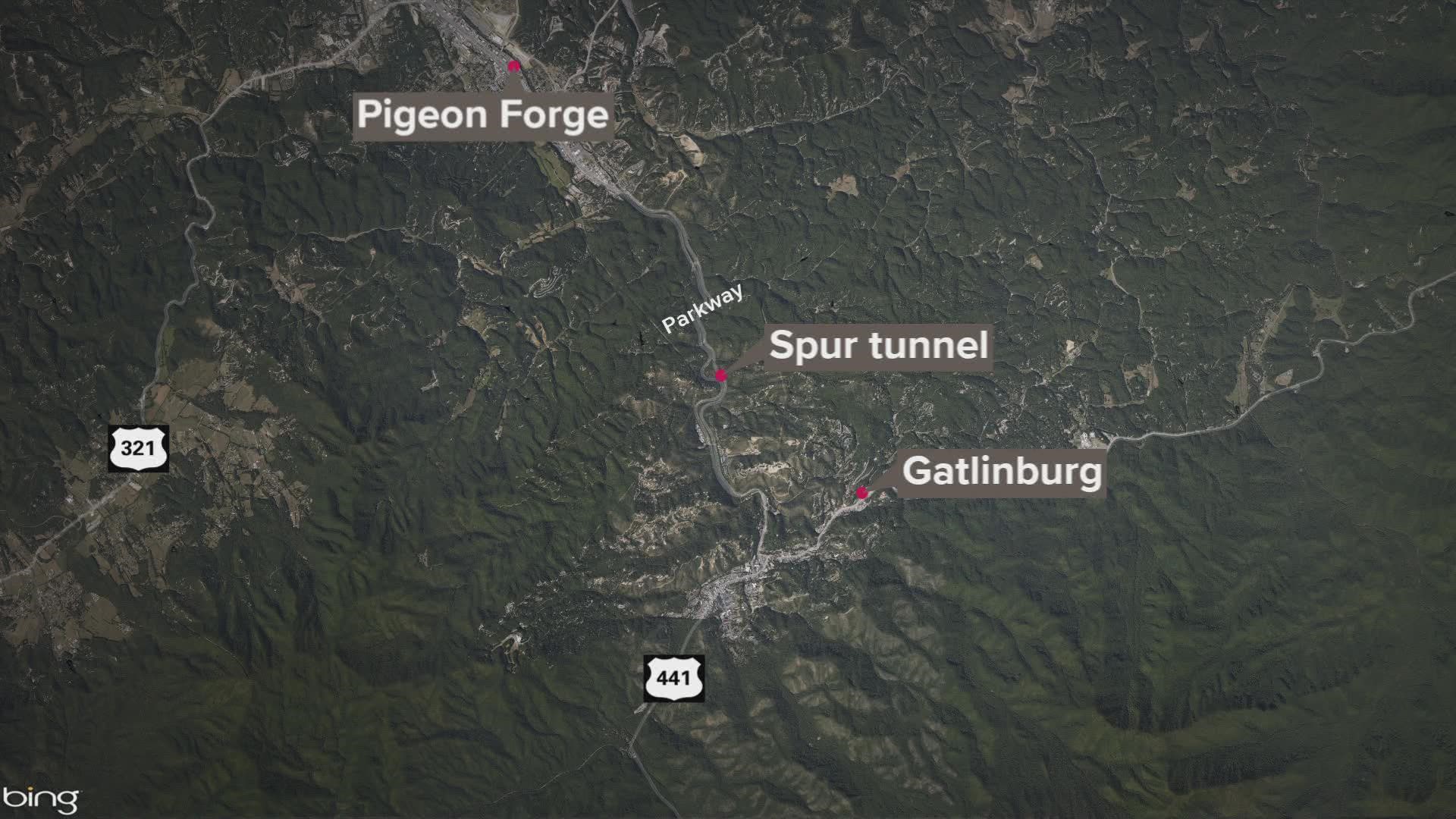 The Great Smoky Mountains said the northbound  Spur tunnel will be reduced to one lane on Jan. 3 through April 7, 2023.