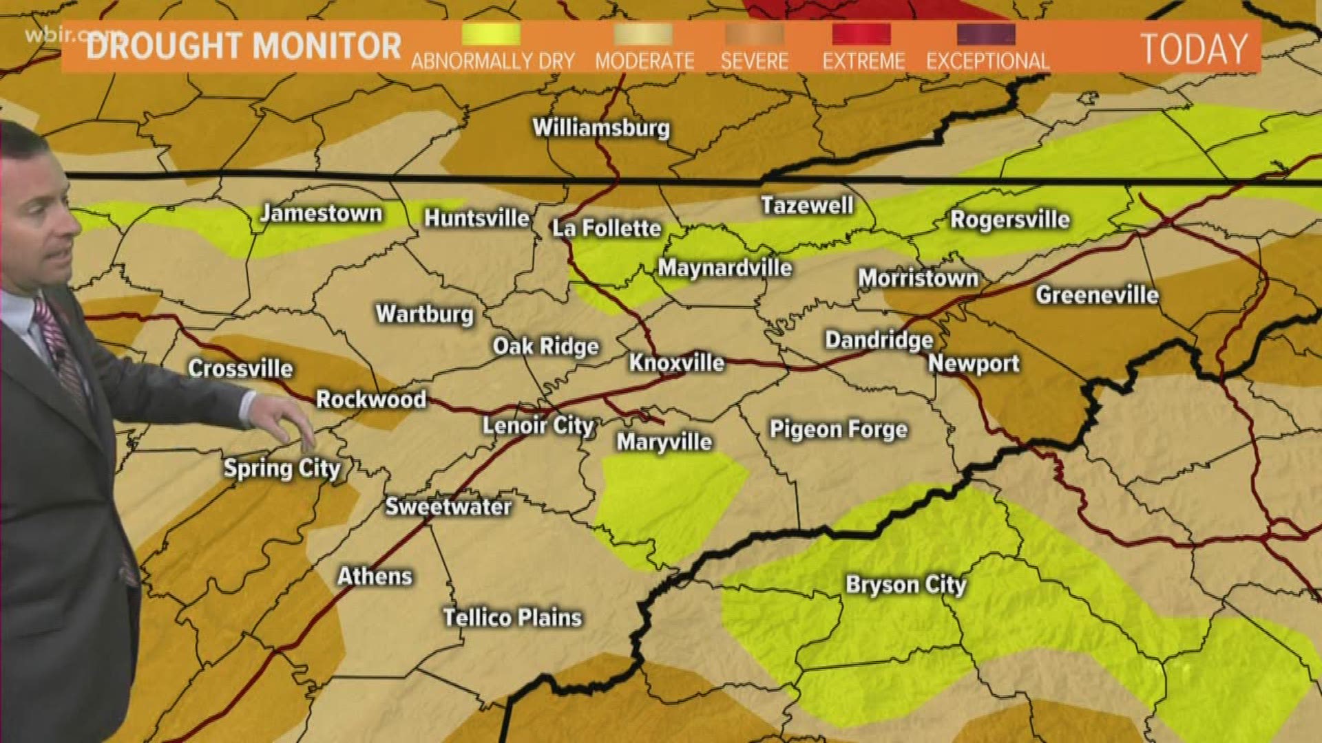 The latest drought monitor just came out with severe drought spreading for many.