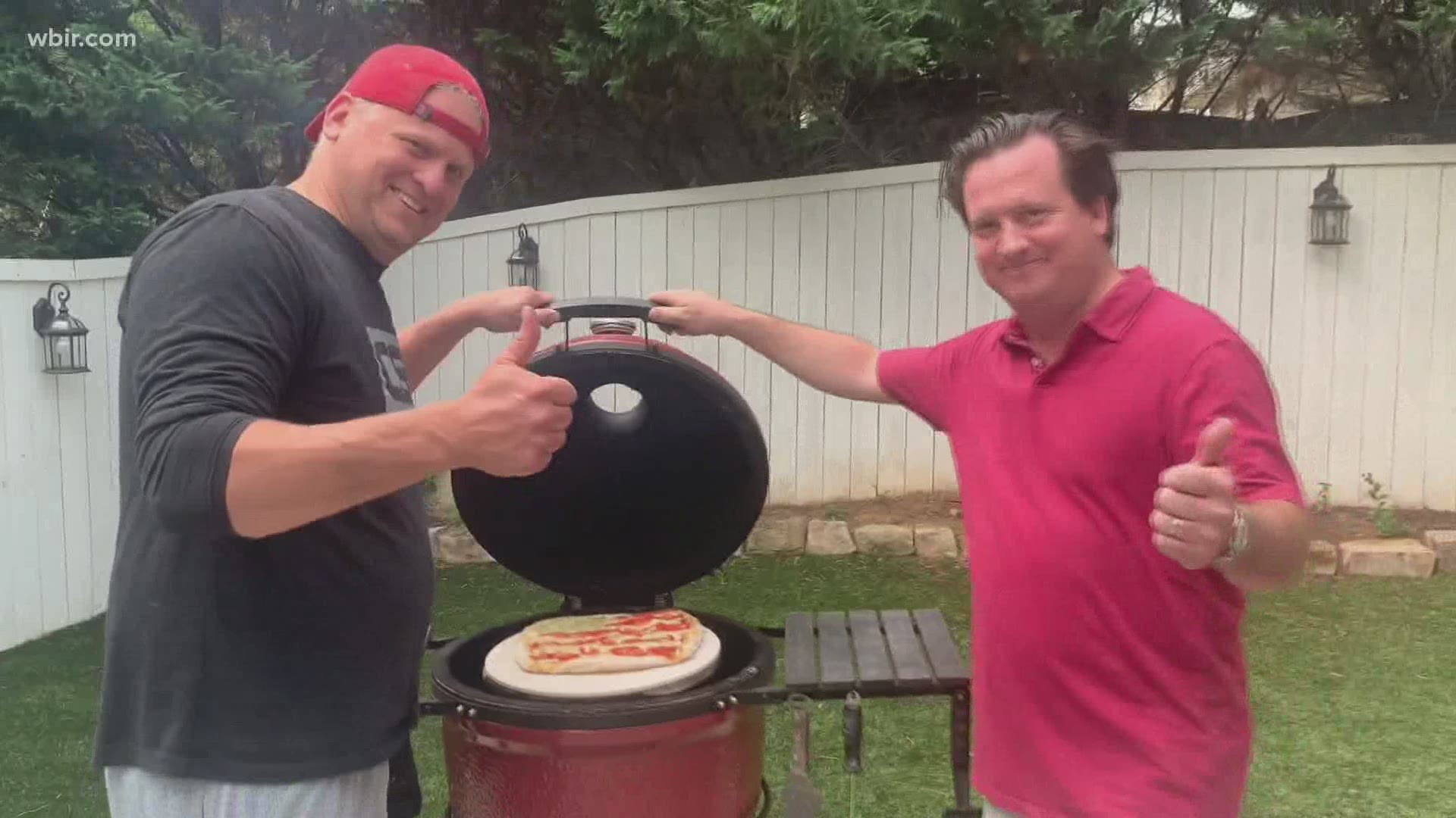 Jay Bernard and his neighbors team up to grill a pizza--yes, grill a pizza. Metro Pizza is located in Alcoa. July 2, 2020-4pm.