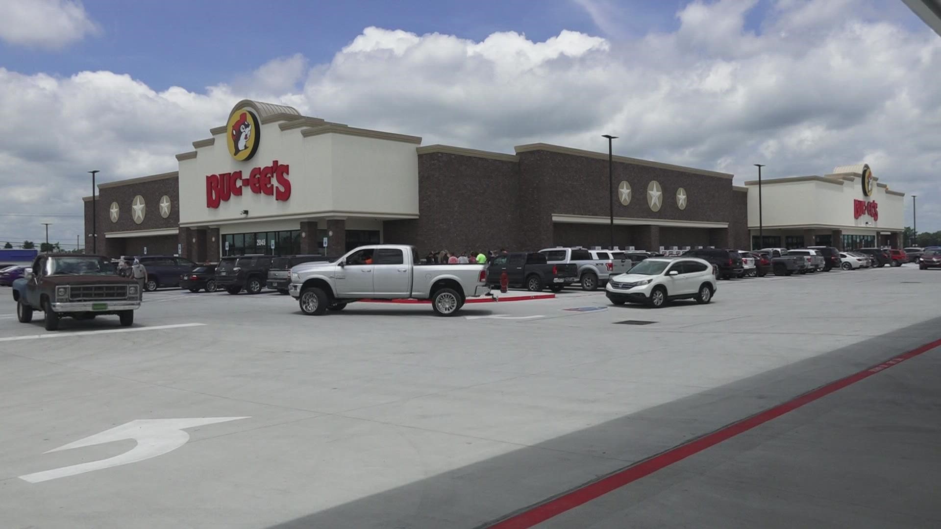 Hundreds of people came from across the state for the grand opening of Buc-ee's 50th location.