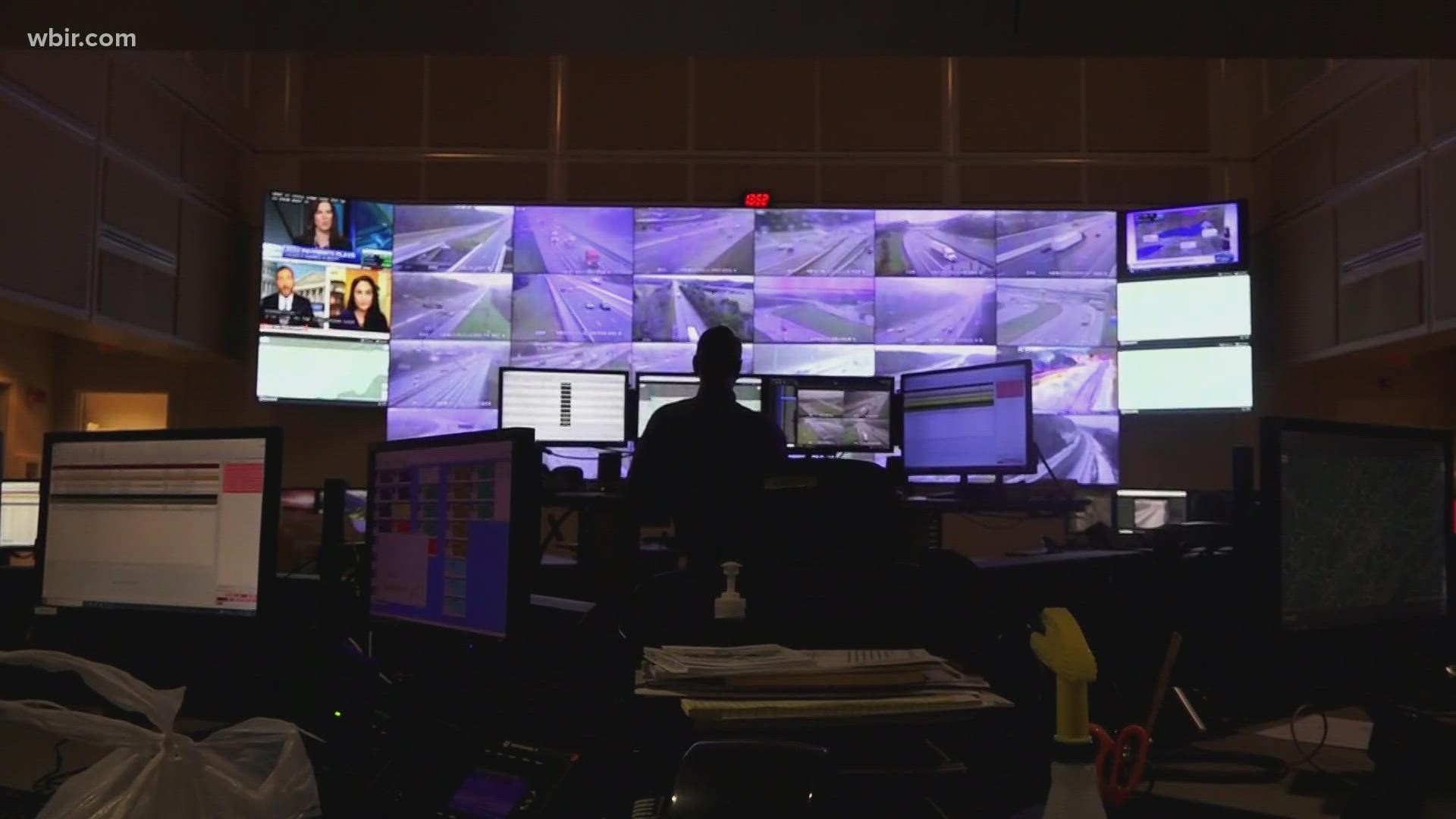 TDOT Transportation Management Center monitors TN roadways 24/7