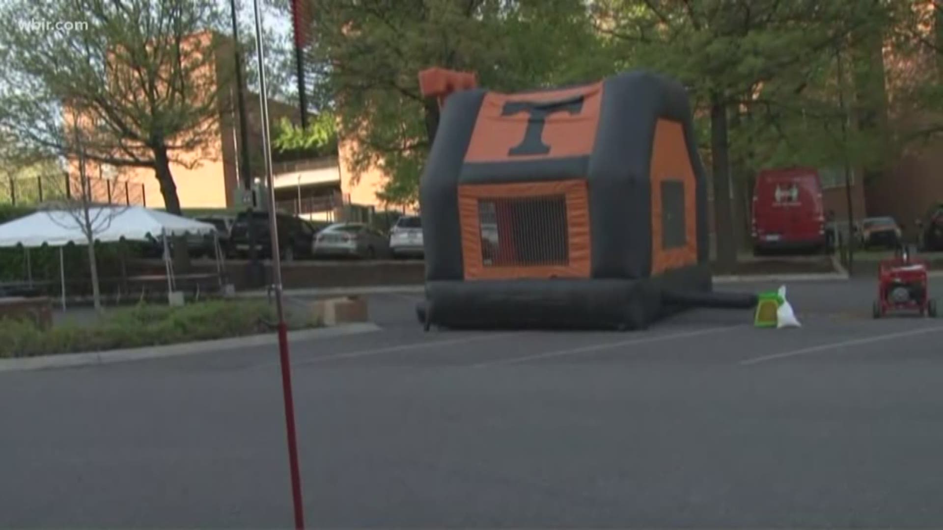 The University of Tennessee prepares for the Orange and White game Saturday.