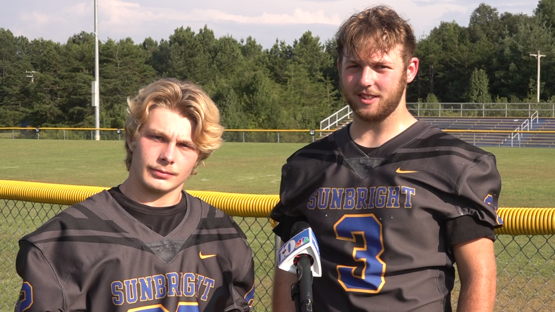 Sunbright sweeps offensive and defensive player of the week awards