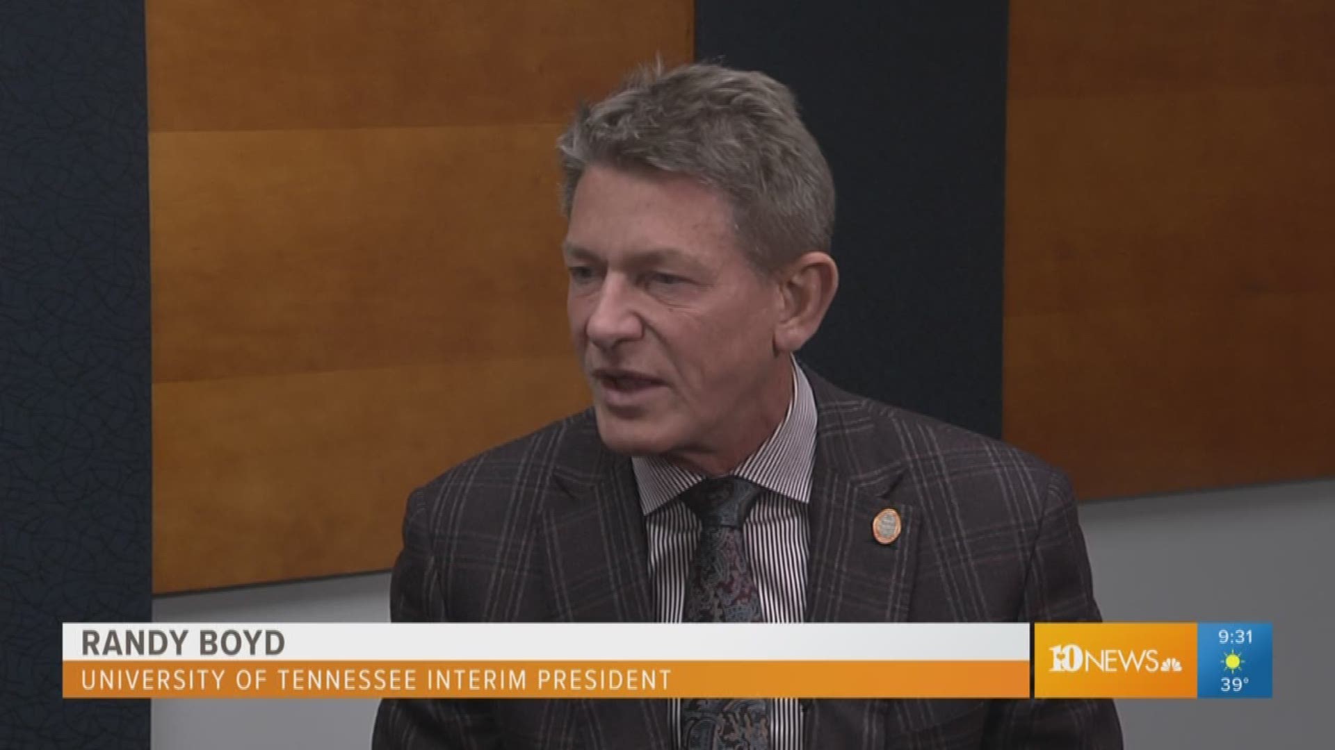 Interim UT President Randy Boyd talks about his interest in remaining on the job, goals for future.