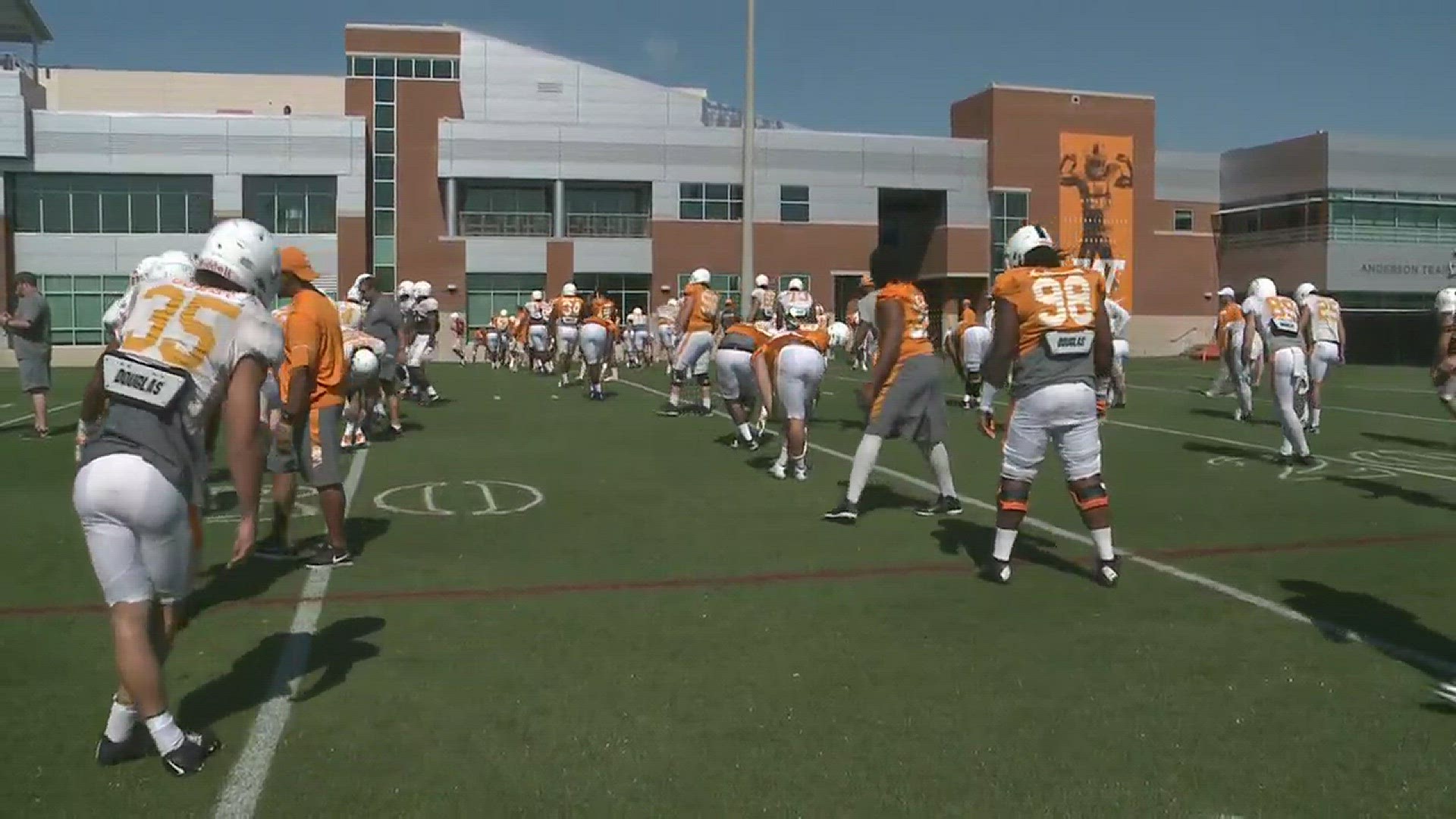 The sights and sounds from Tennessee Volunteers football practice on Tuesday, April 11, 2017.