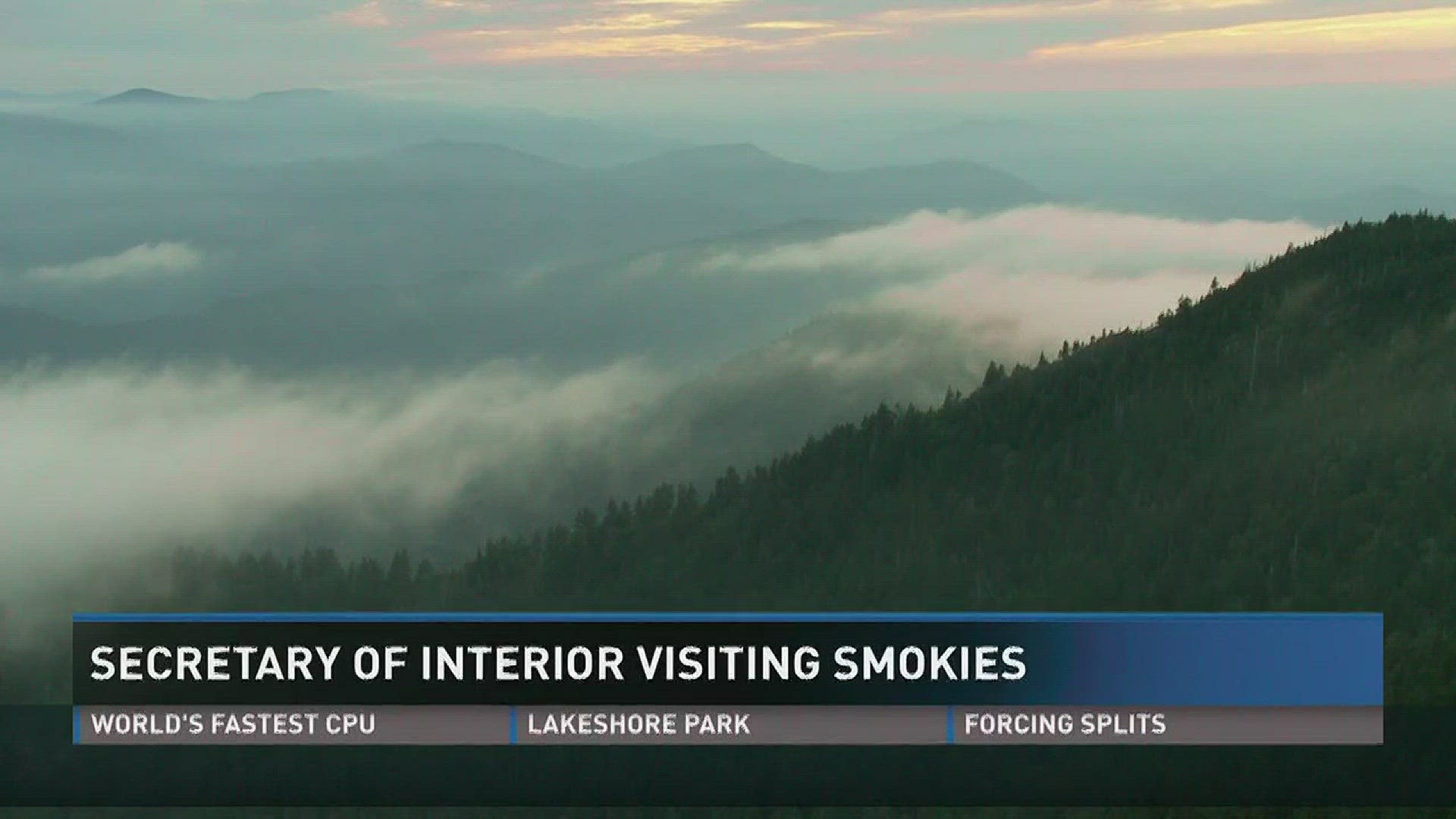 Aug. 24, 2017: Secretary Ryan Zinke will stop in Great Smoky Mountains National Park for the 101st Anniversary of the National Park Service.