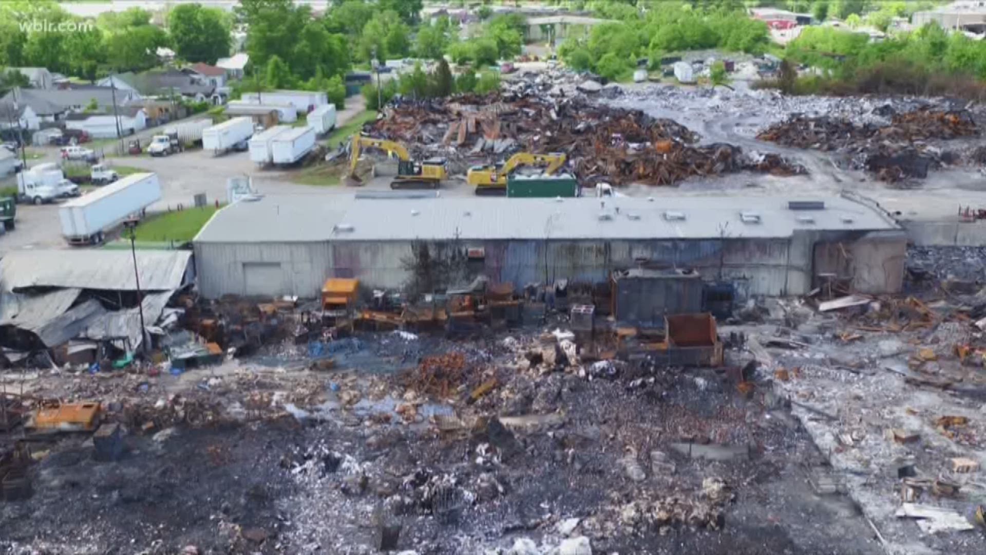 The City of Knoxville said the Codes Enforcement department plans to issue an emergency order to repair or demolish the Fort Loudon Waste and Recycling center. A massive fire earlier this month at the site sent smoke into the air that could be seen for miles.