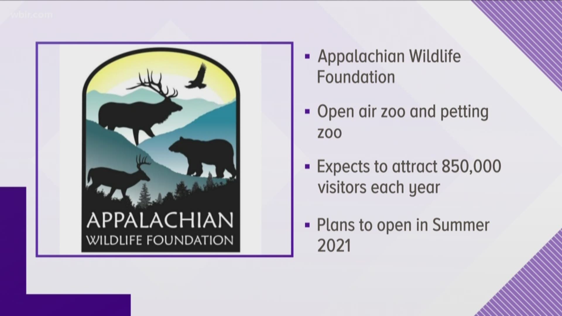 THE WILDLIFE CENTER MAINTAINS 12,000 ACRES IN CORBIN WHERE ANIMALS CAN ROAM FREE. NOW, IT PLANS TO ADD BOTH AN OPEN AIR ZOO AND A  PETTING ZOO WHERE YOU CAN SEE SOME OF THOSE ANIMALS UP CLOSE.